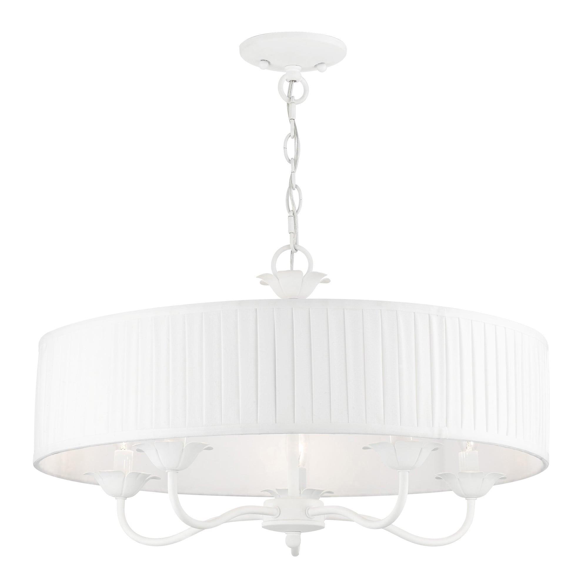 Livex Lighting Edinburgh 5 - Light Pendant in  White