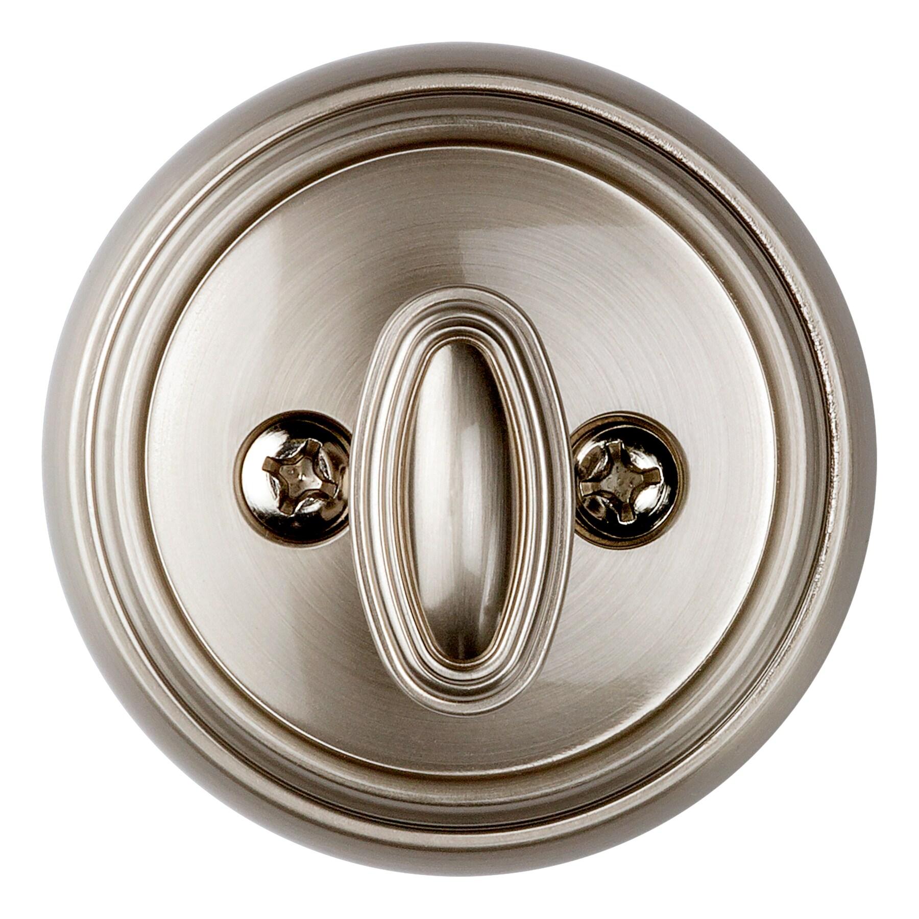 Baldwin Prestige 380 Round Single Cylinder Deadbolt Featuring SmartKey® Security