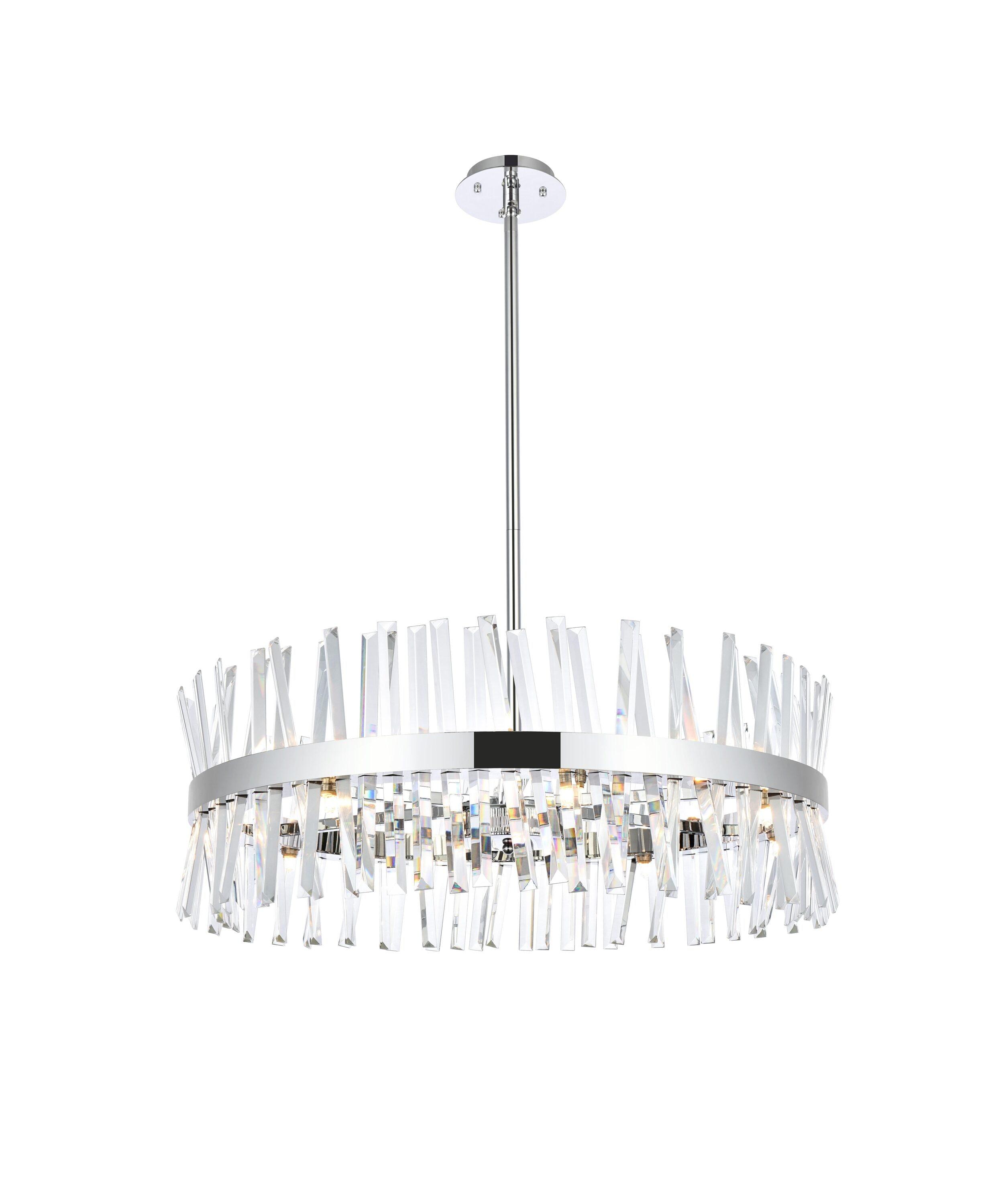 Elegant Lighting Serephina 16 - Light Chandelier in  Chrome