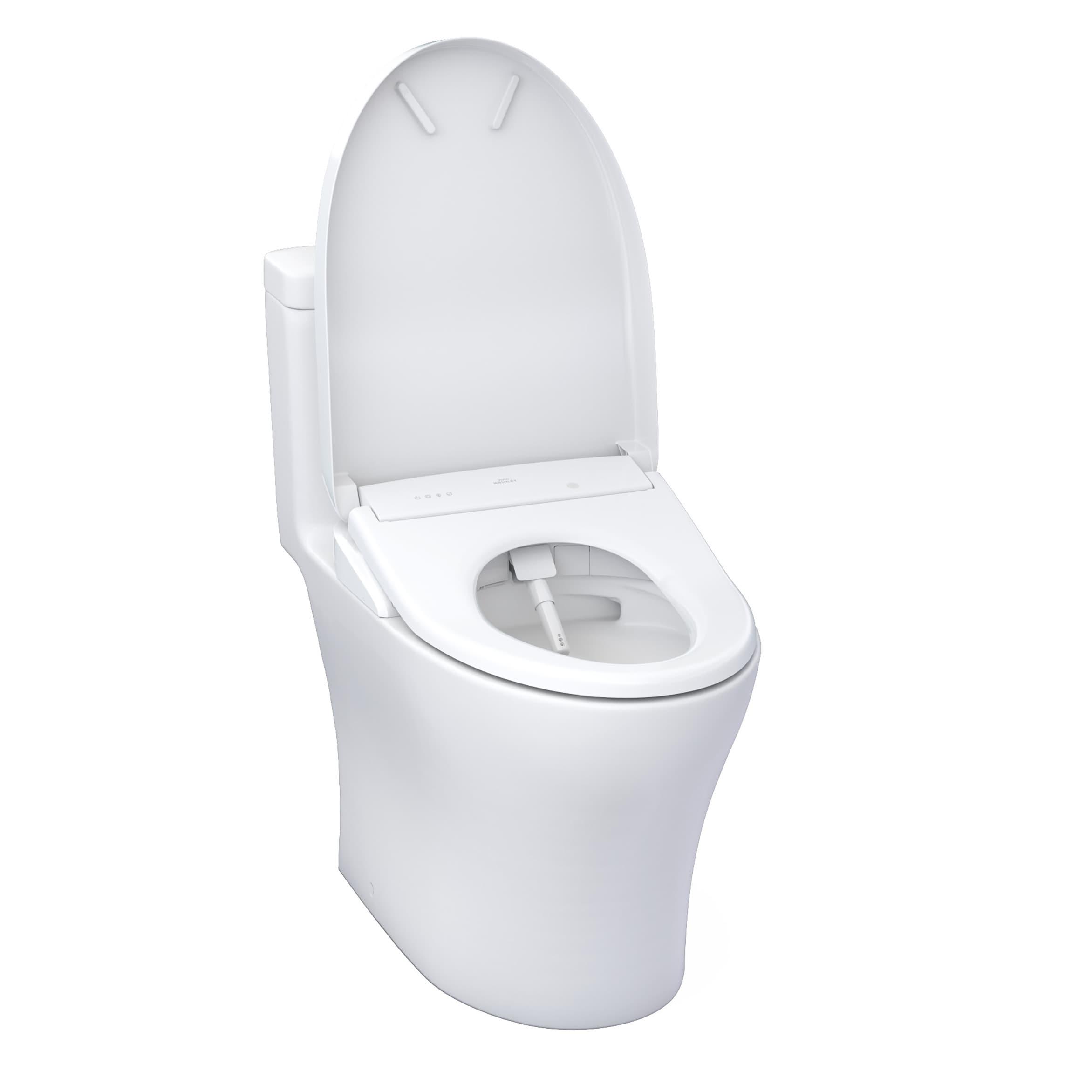 Aquia 1.28 GPF Elongated One-Piece Toilet with High Efficiency Flush (Seat Included)