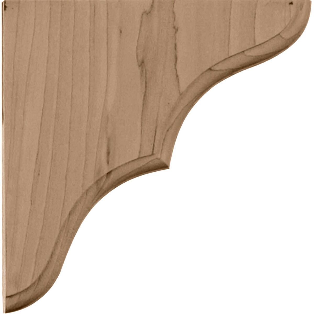 Ekena Millwork Stratford H 1.75'' W D Wood Bracket / Corbel