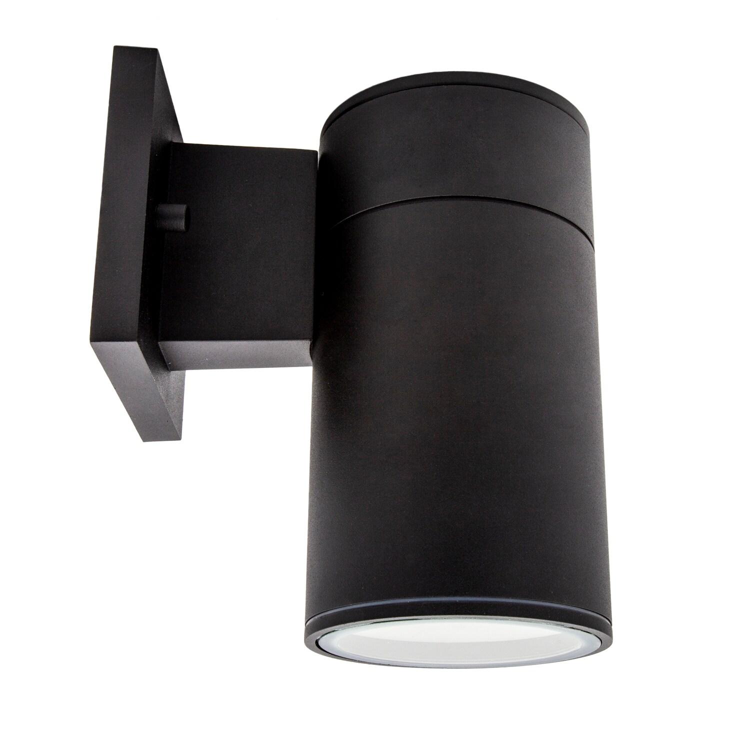 Maxxima LED Cylinder Outdoor Wall Wash, Sconce Light, 12 Watt, 840 Lumens, 3000K Warm White, Dusk to Dawn Sensor