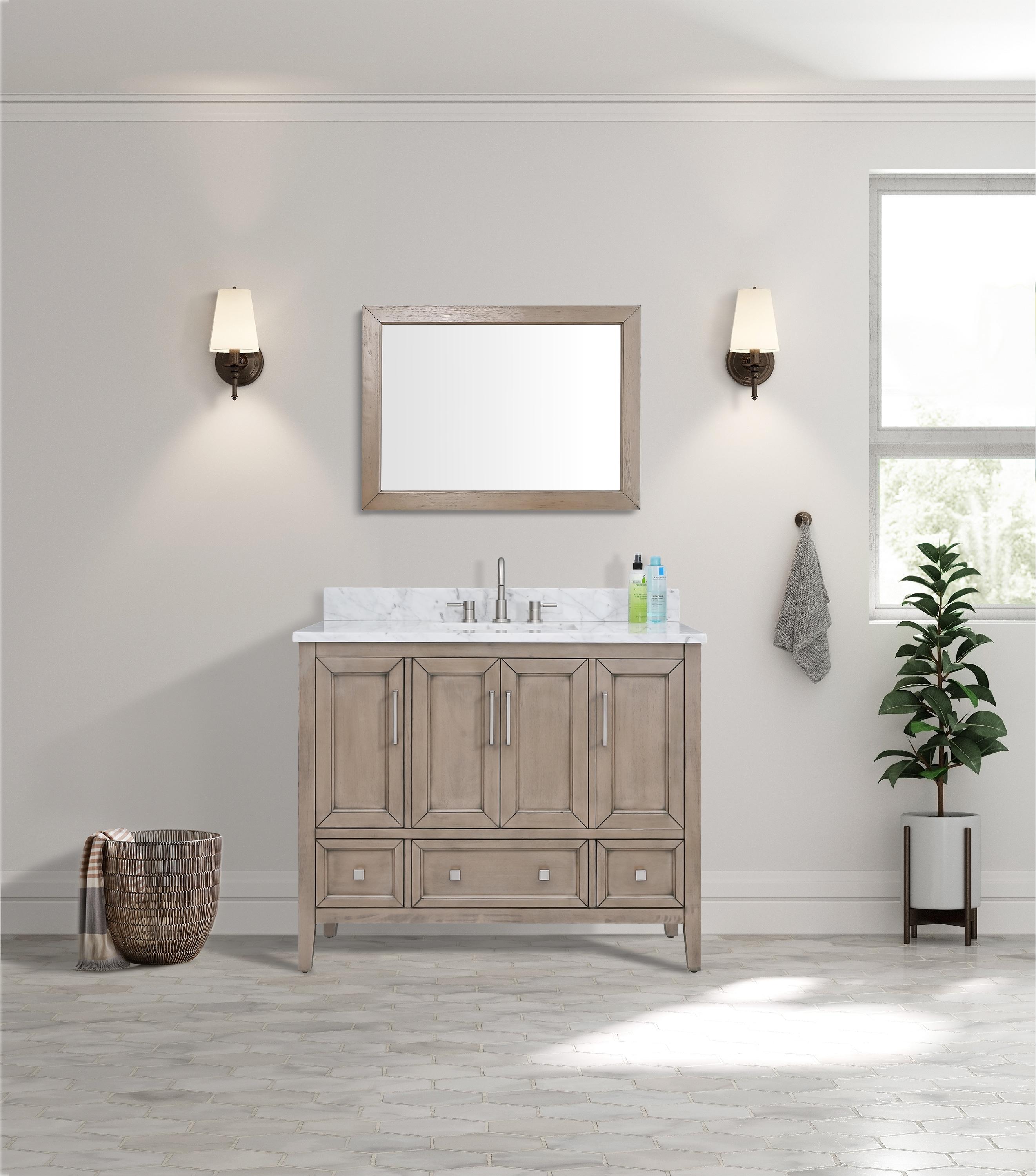 Avanity Everette-Vs43-Wd-C Everette 42" Single Basin Vanity Set - MultiColor