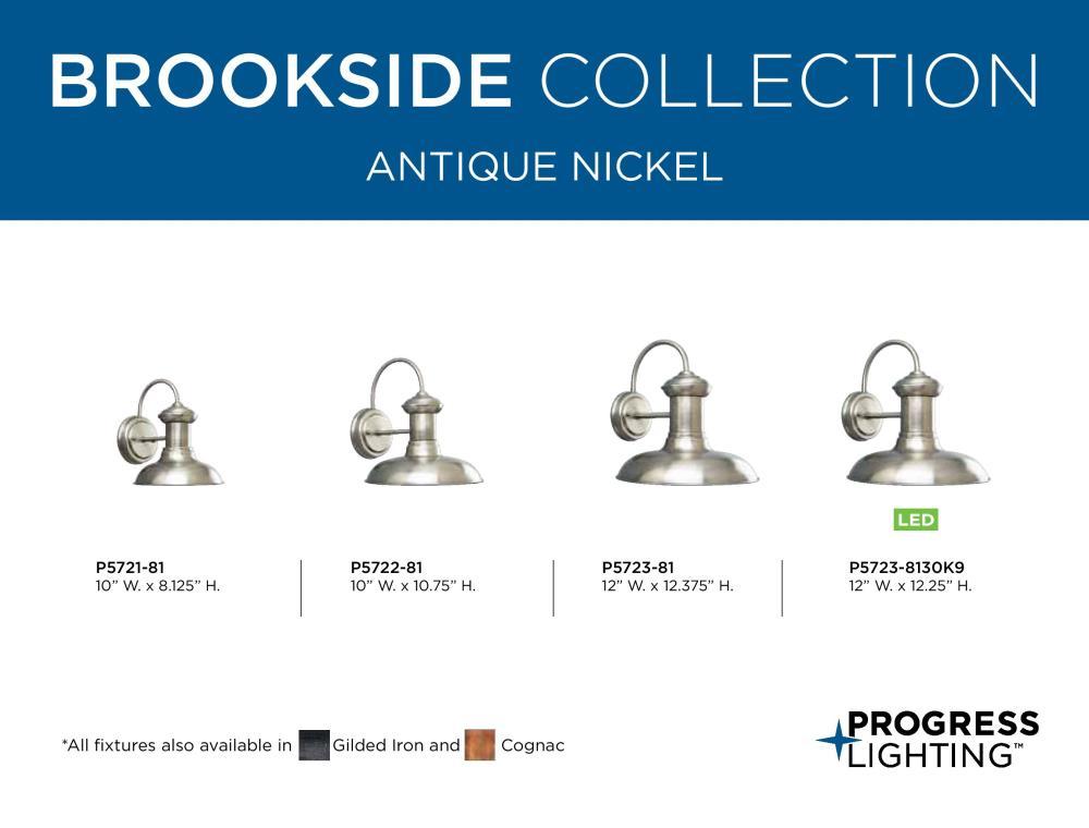 Brookside Collection 8" One-Light Vintage Small Wall Lantern