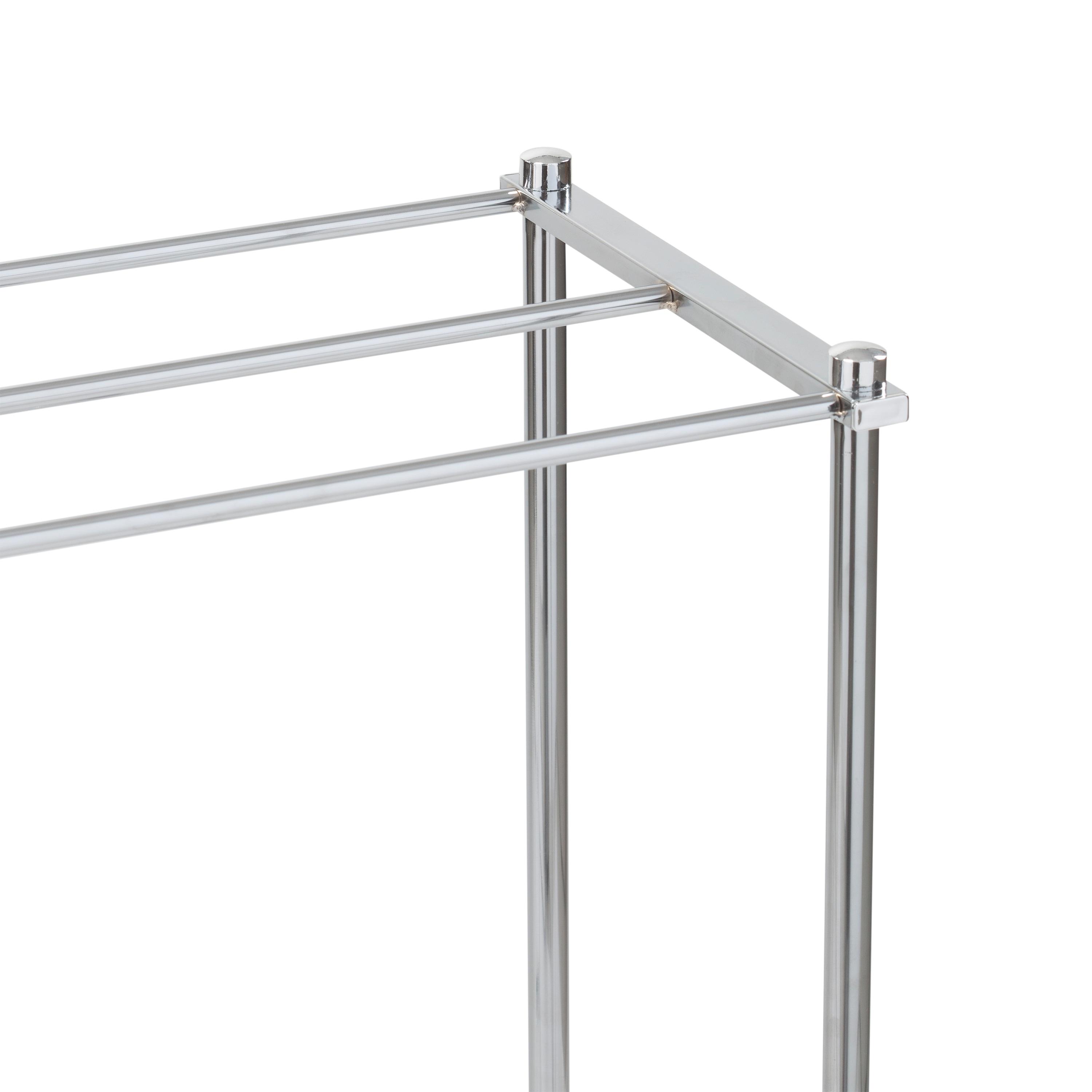 Metro Collection Towel Rack Chrome - Organize It All