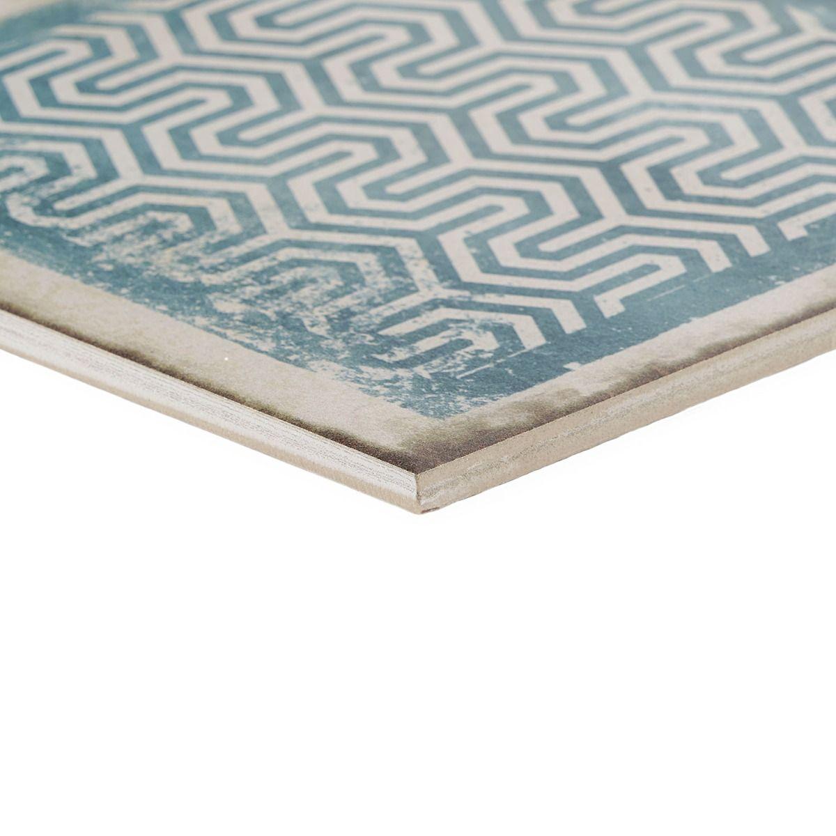 Bond Tile 8" x 8" Encaustic Patterned Look Wall & Floor Tile