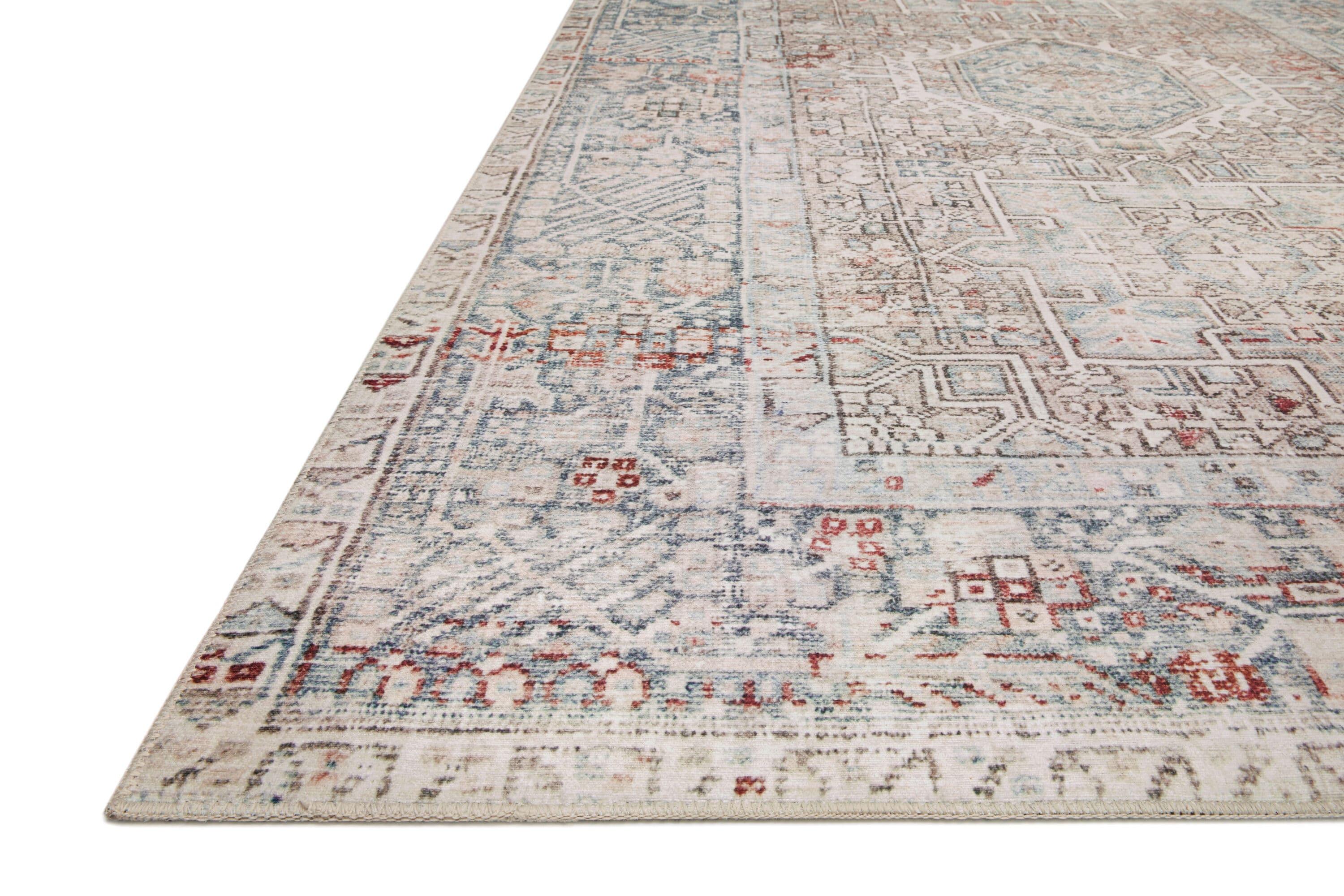 Chris Loves Julia x Loloi Jules Oriental Natural/Ocean Area Rug