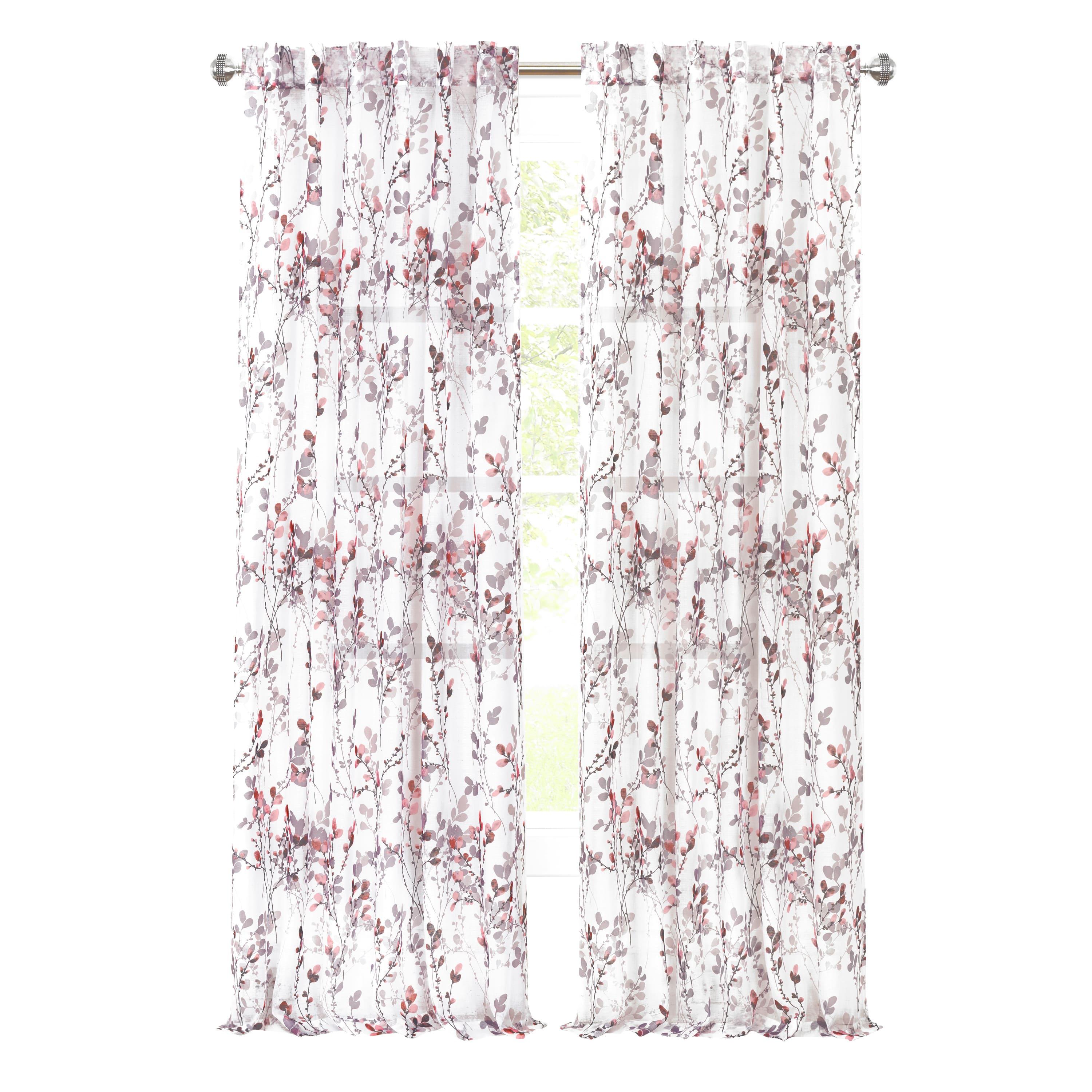 Red Barrel Studio® Molineux Polyester Semi Sheer Curtain Single Panel