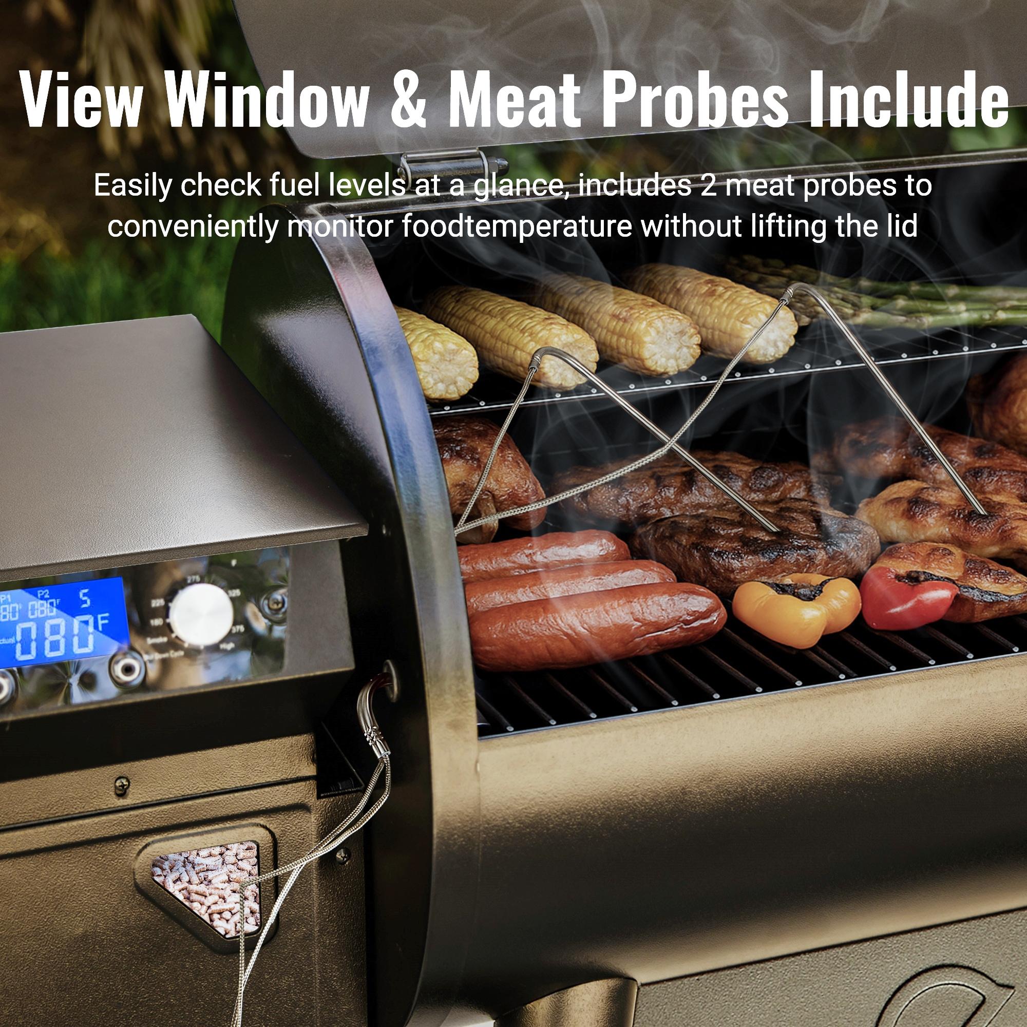 Z GRILLS 697 sq.in Pellet Grill with Temps Controller 2.1 and Latest Functions