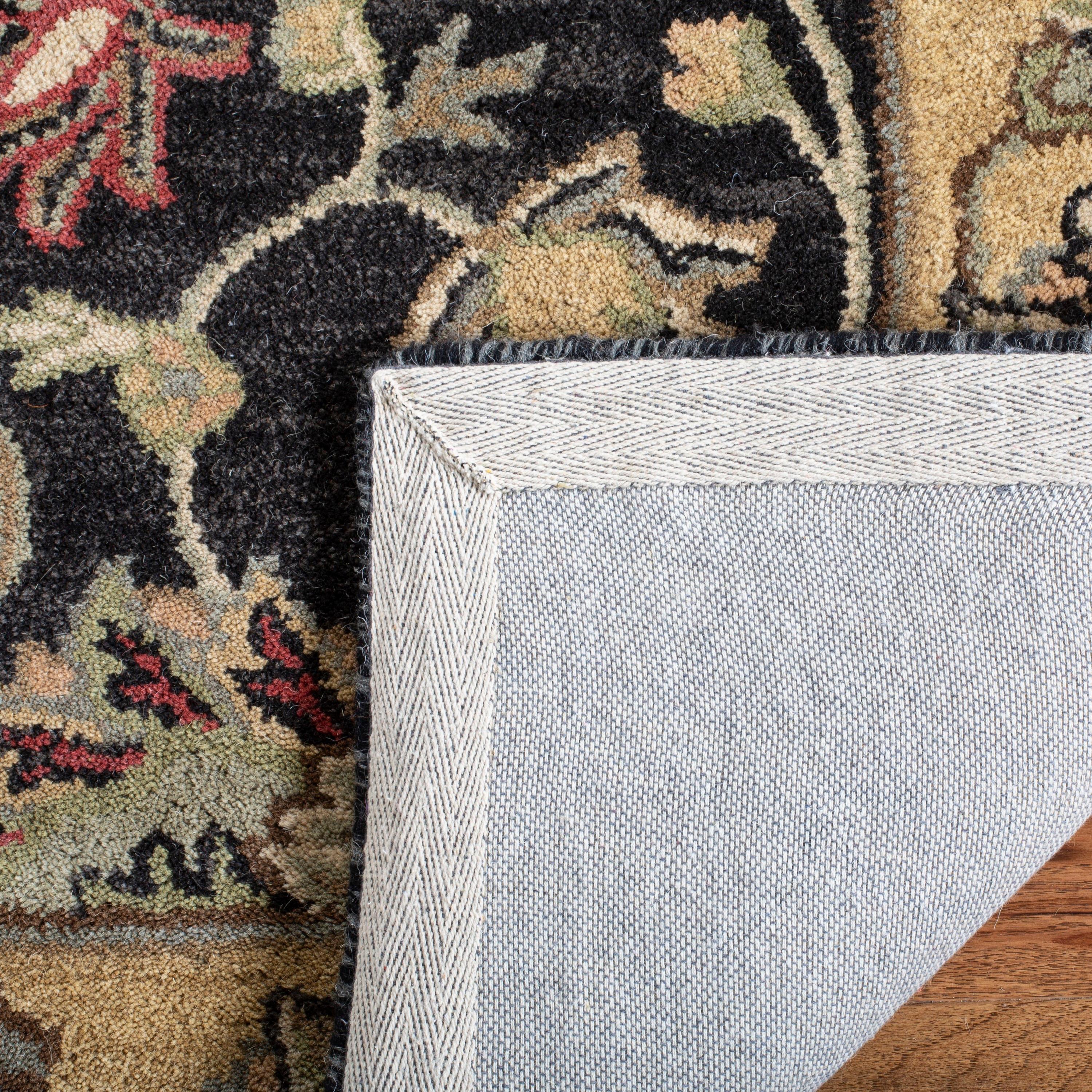 Heritage HG343 Hand Tufted Area Rug - Charcoal/Gold - 4'x6' - Safavieh.
