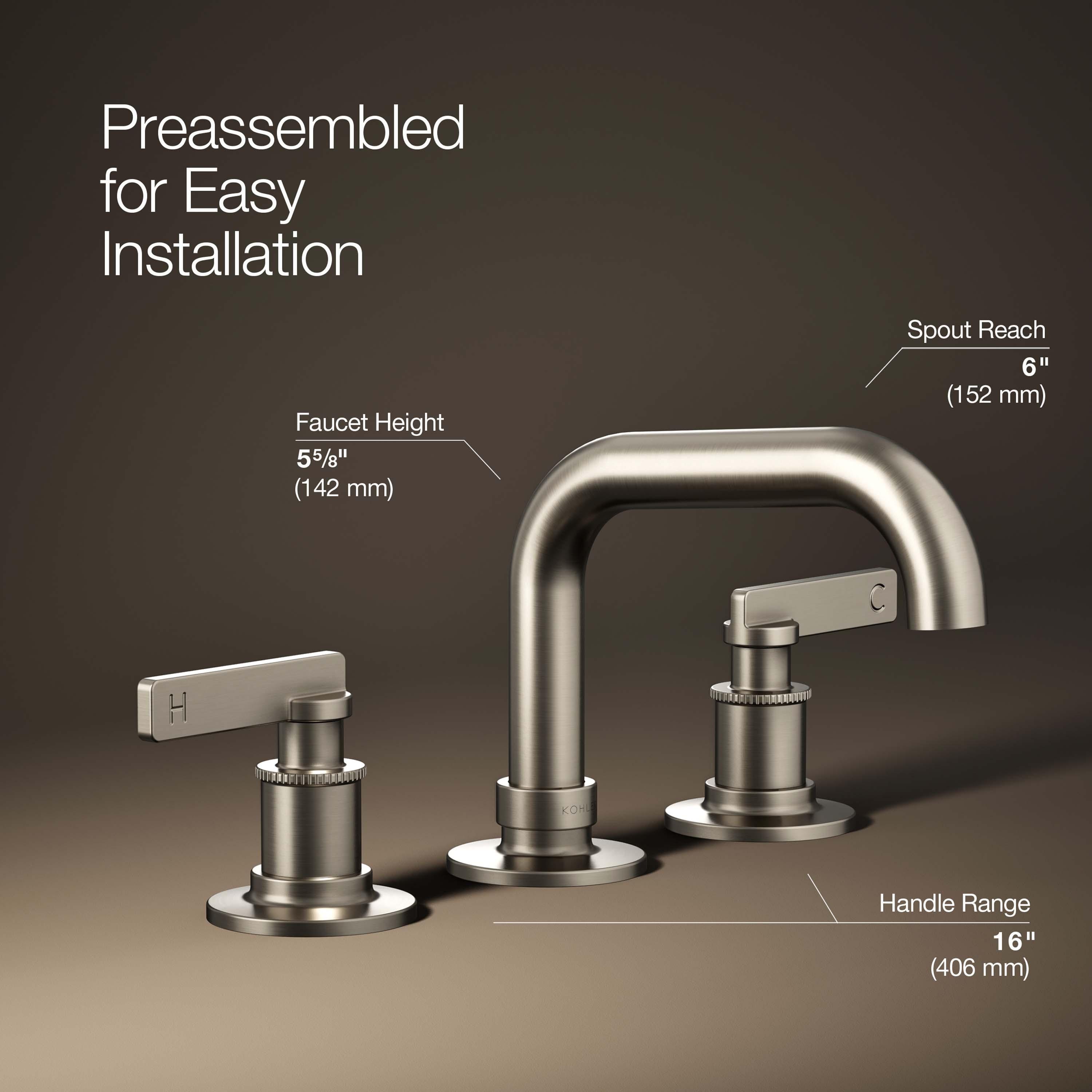 Castia by Studio McGee Widespread Bathroom Sink Faucet 1.0 GPM