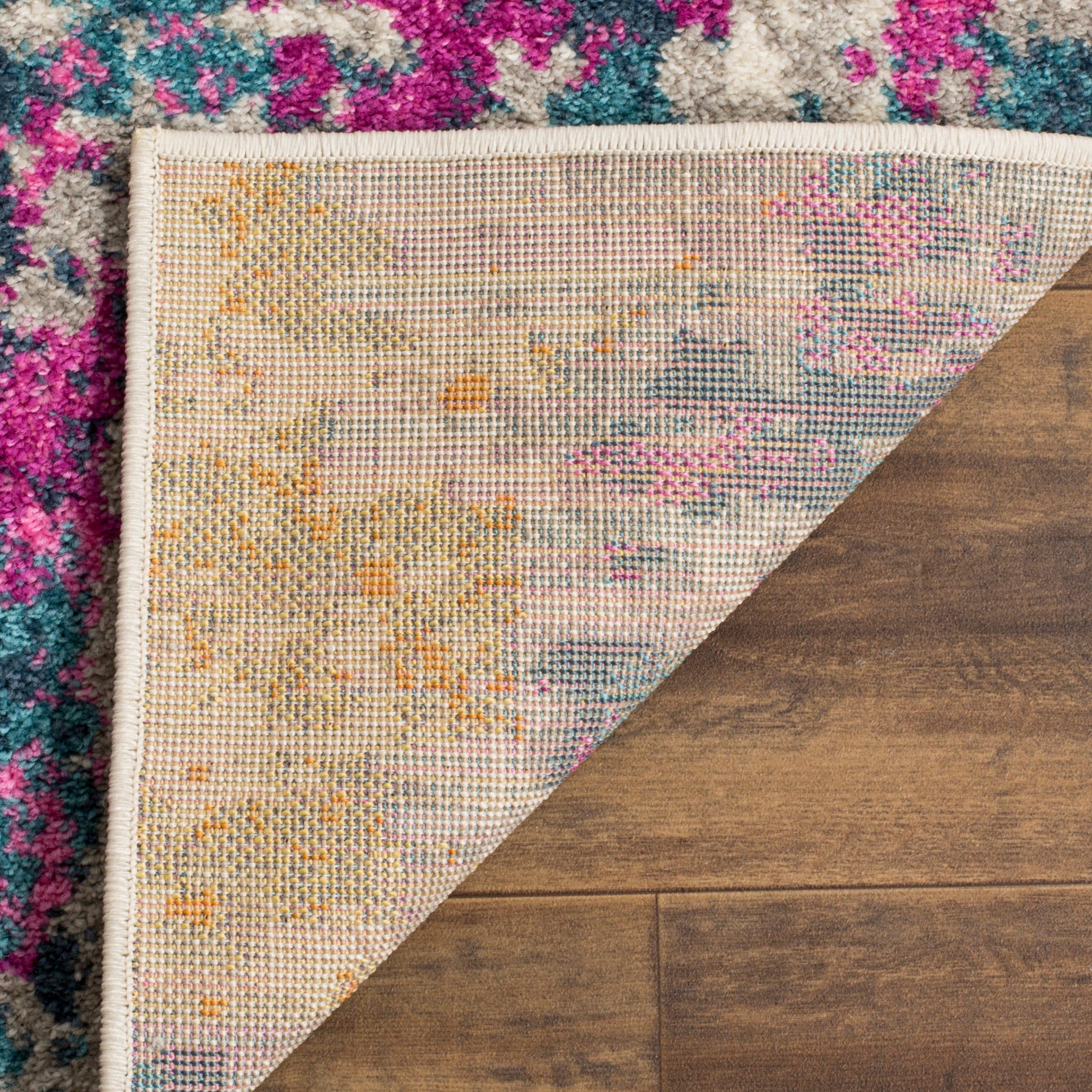 Madison MAD143 Power Loomed Indoor Area Rug - Ivory/Blue - 5'1"x7'6" - Safavieh.