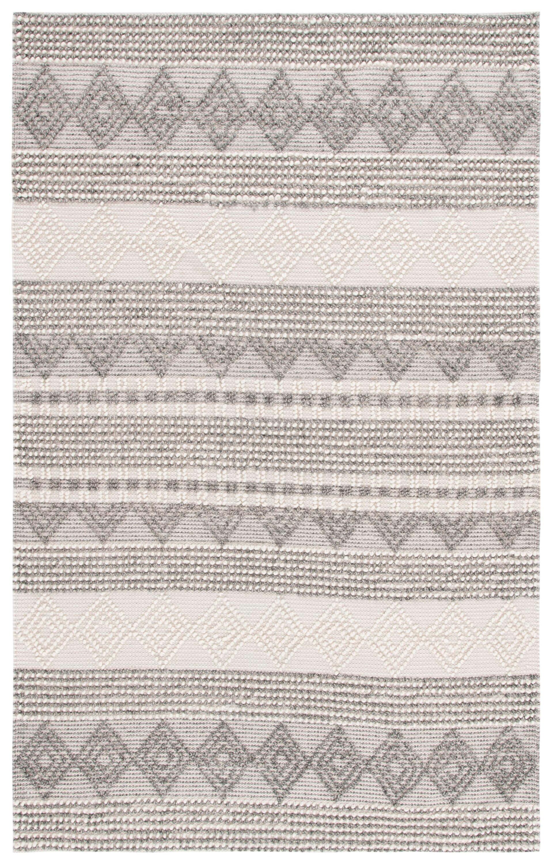 Natura NAT102 Hand Woven Area Rug - Grey/Ivory - 8'x10' - Safavieh.