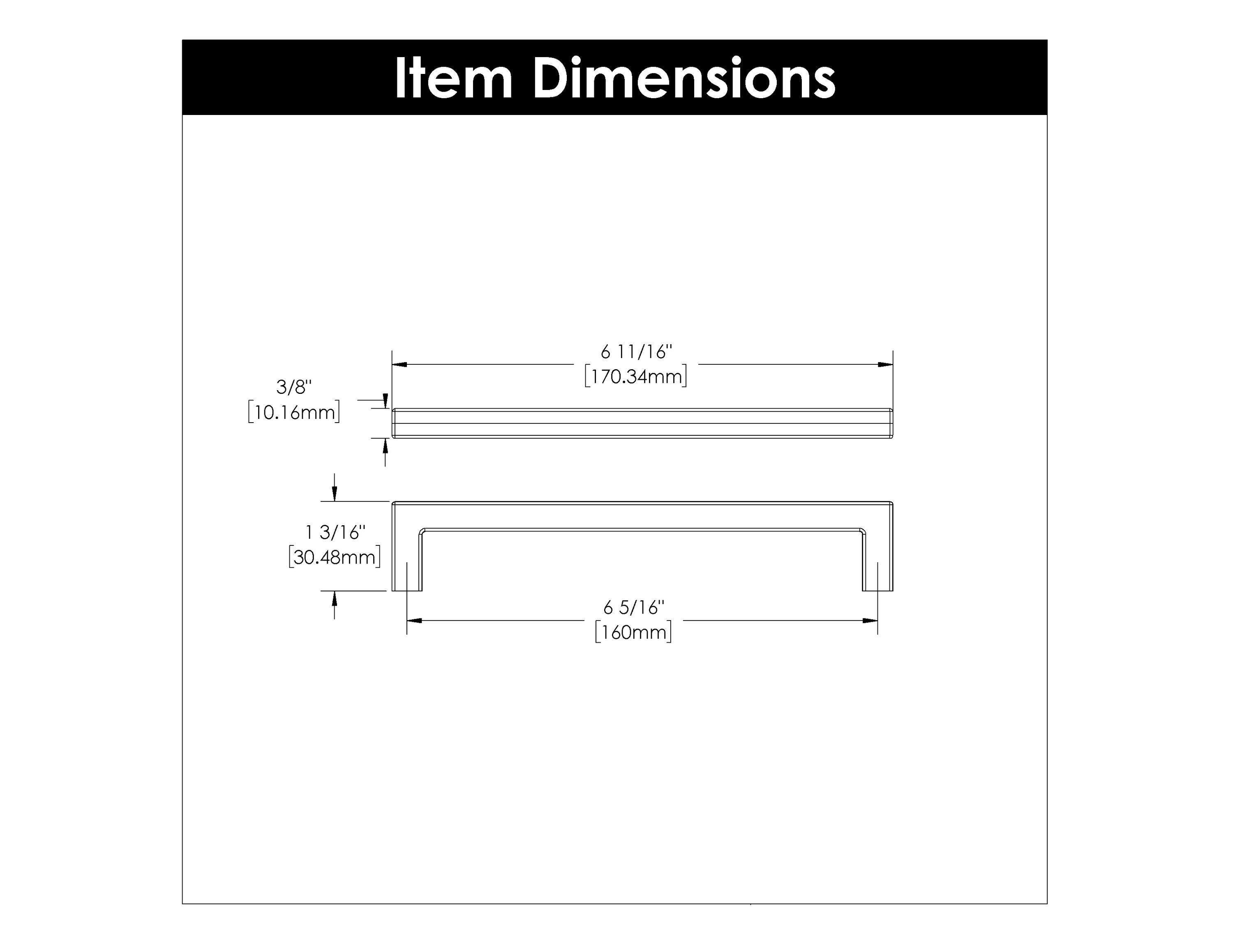 Skylight Kitchen Cabinet Handles, Solid Core Drawer Pulls for Cabinet Doors