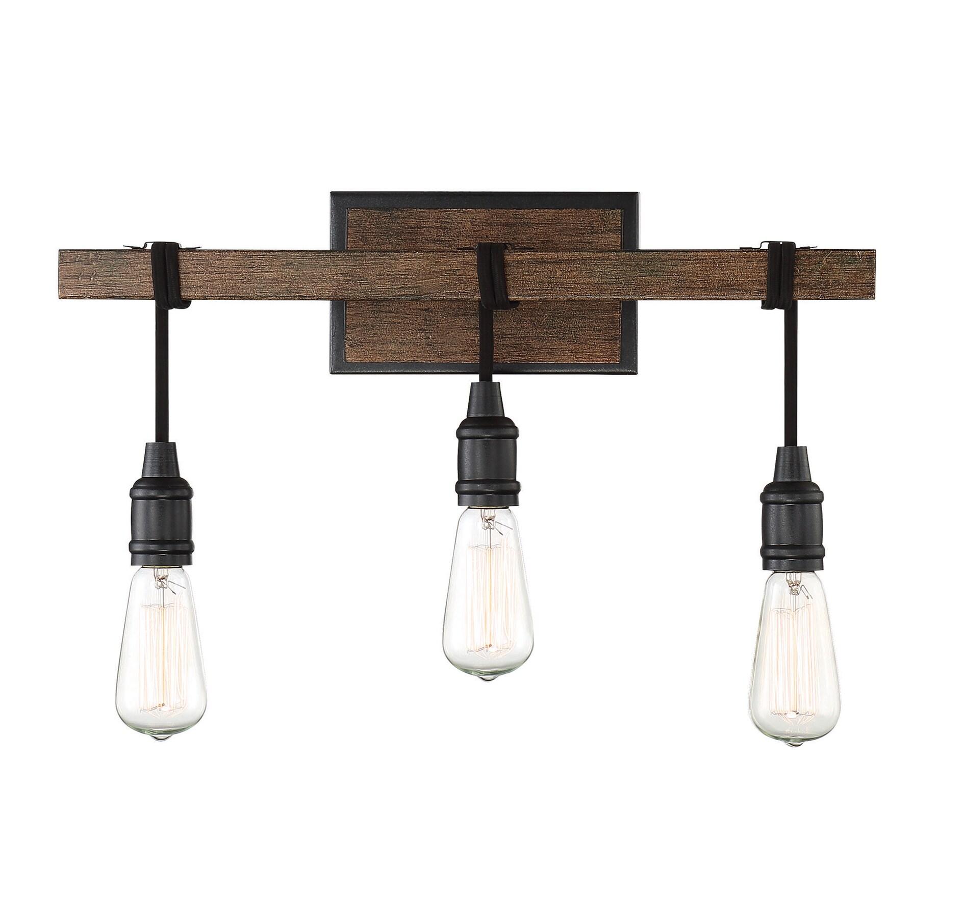Savoy House Burgess 3 - Light Vanity in  Durango
