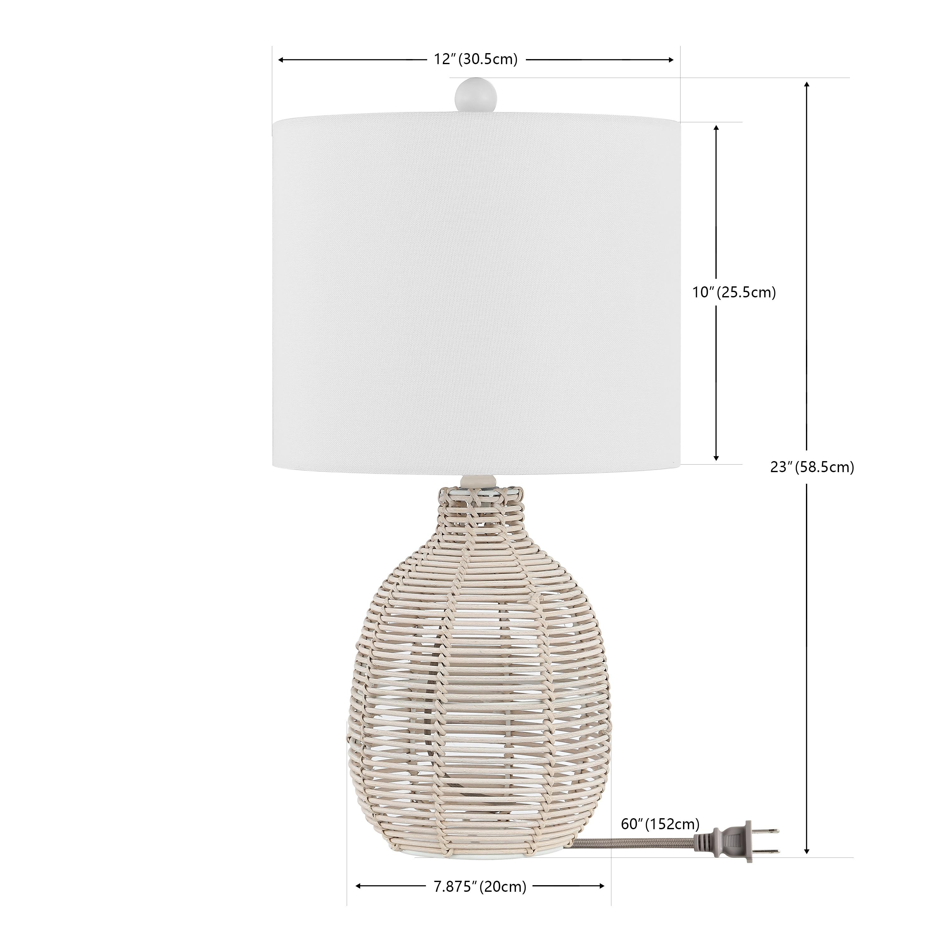 Oroya Table Lamp - 23 Inch Height - TBL4473 - Off White - Safavieh
