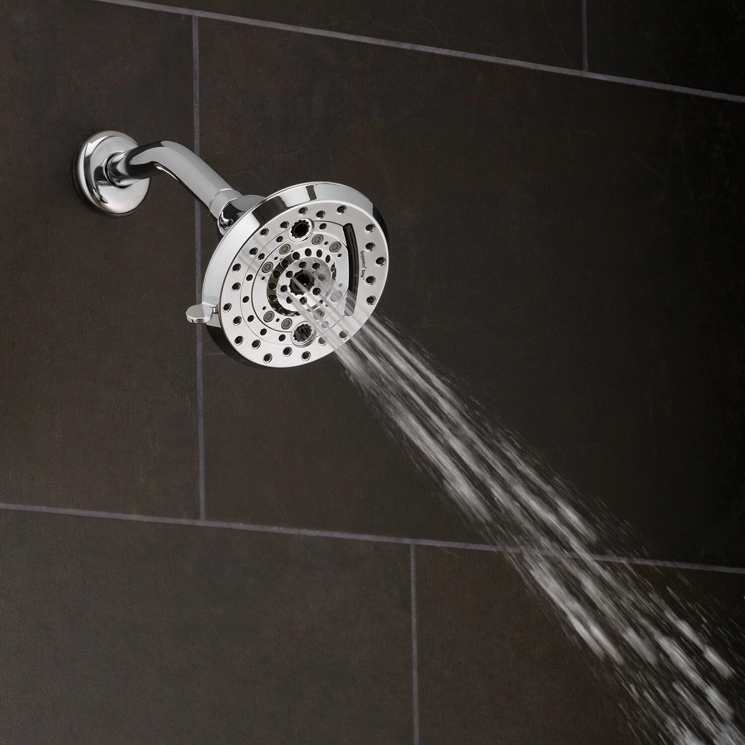 Oxygenics Amp Chrome Fixed Shower Head 1.8-GPM (6.8-LPM)