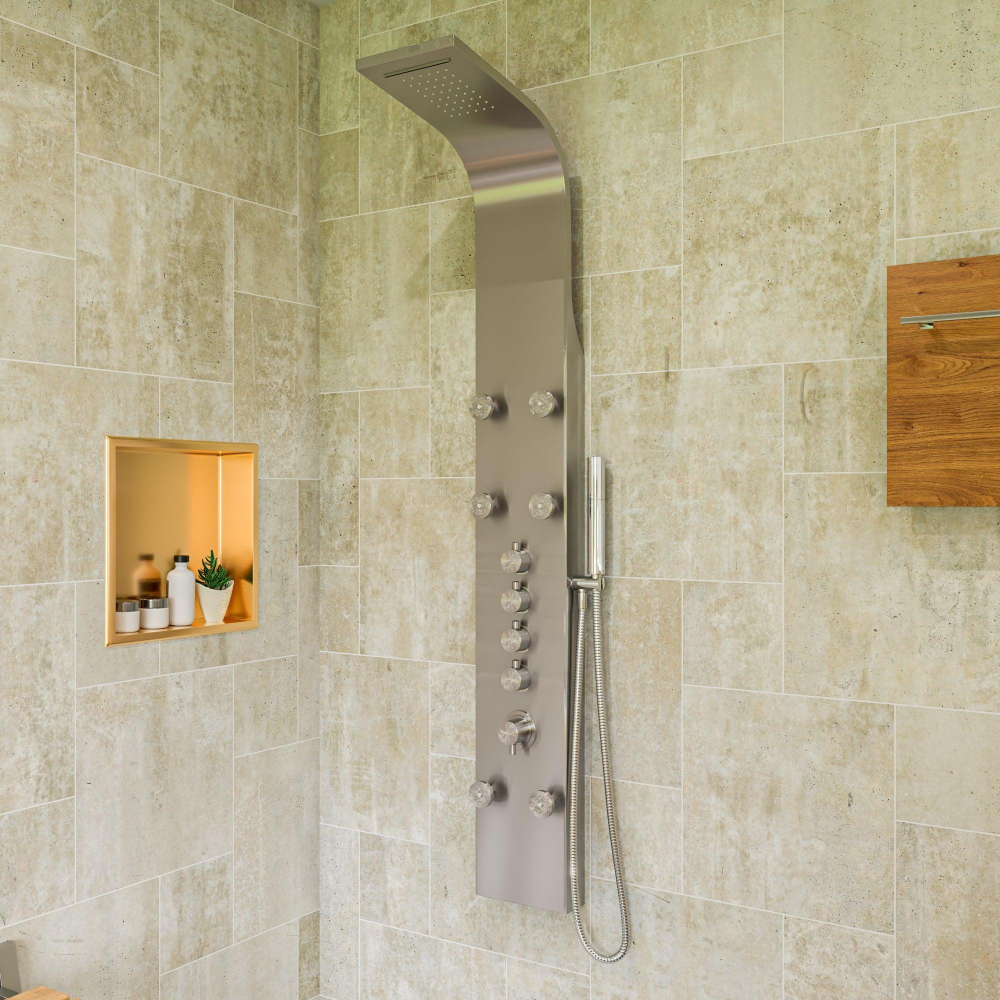 63'' Shower Panel with Fixed Shower Head