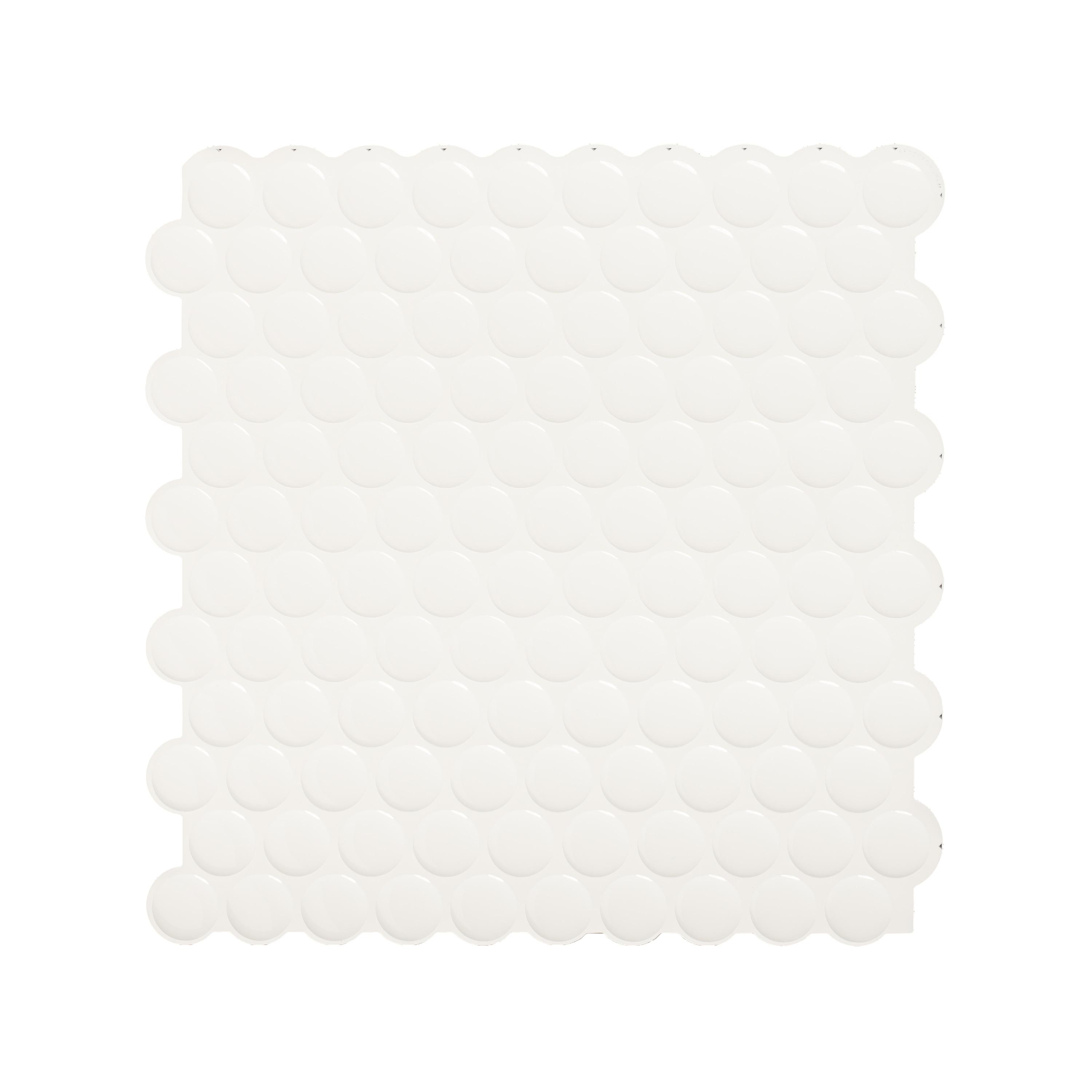 Peel and Stick Gel Backsplash Tile Penny 9'' x 9'' (Set of 4)