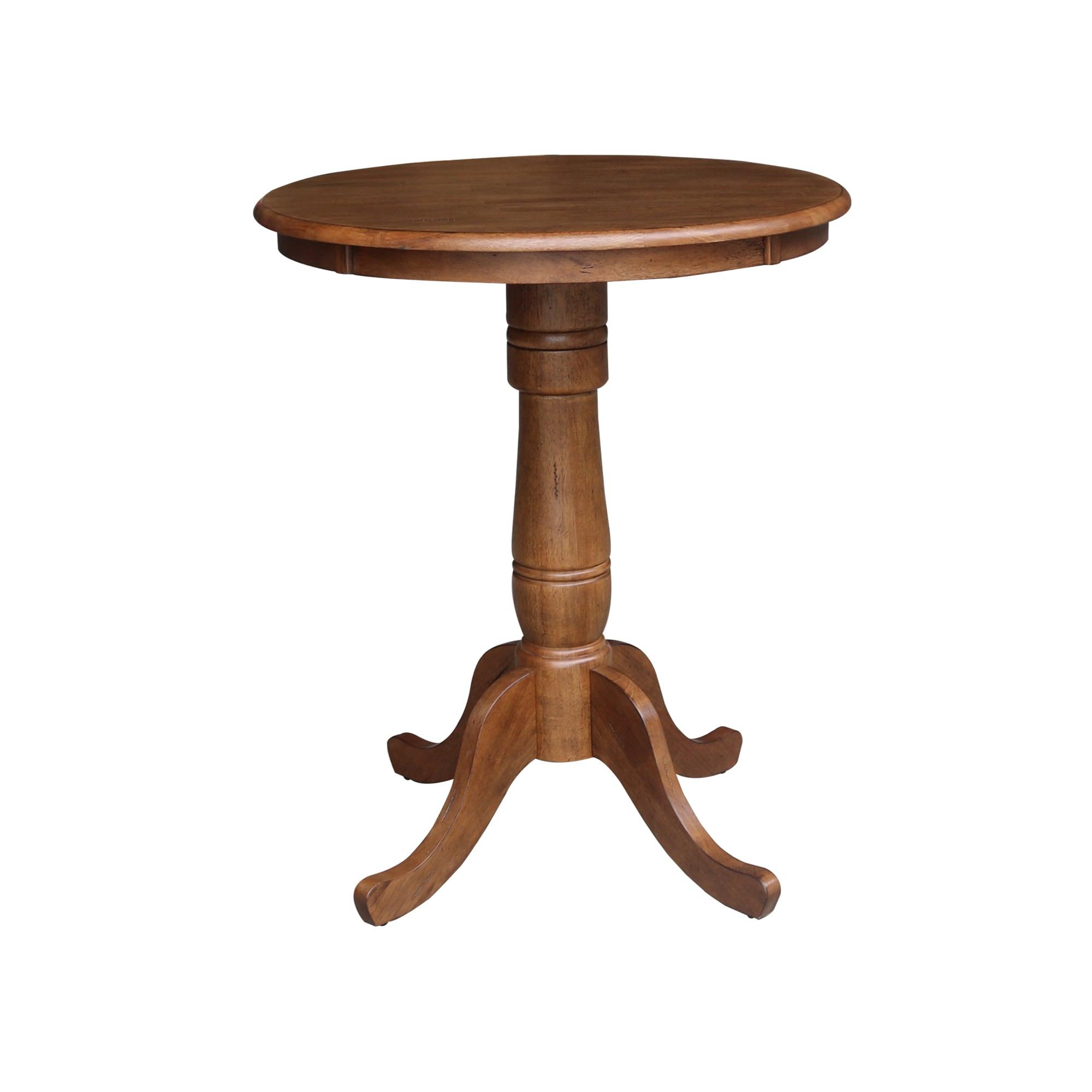 International Concepts 30 inches Round Top Pedestal Table - 35.1 inchesHeight