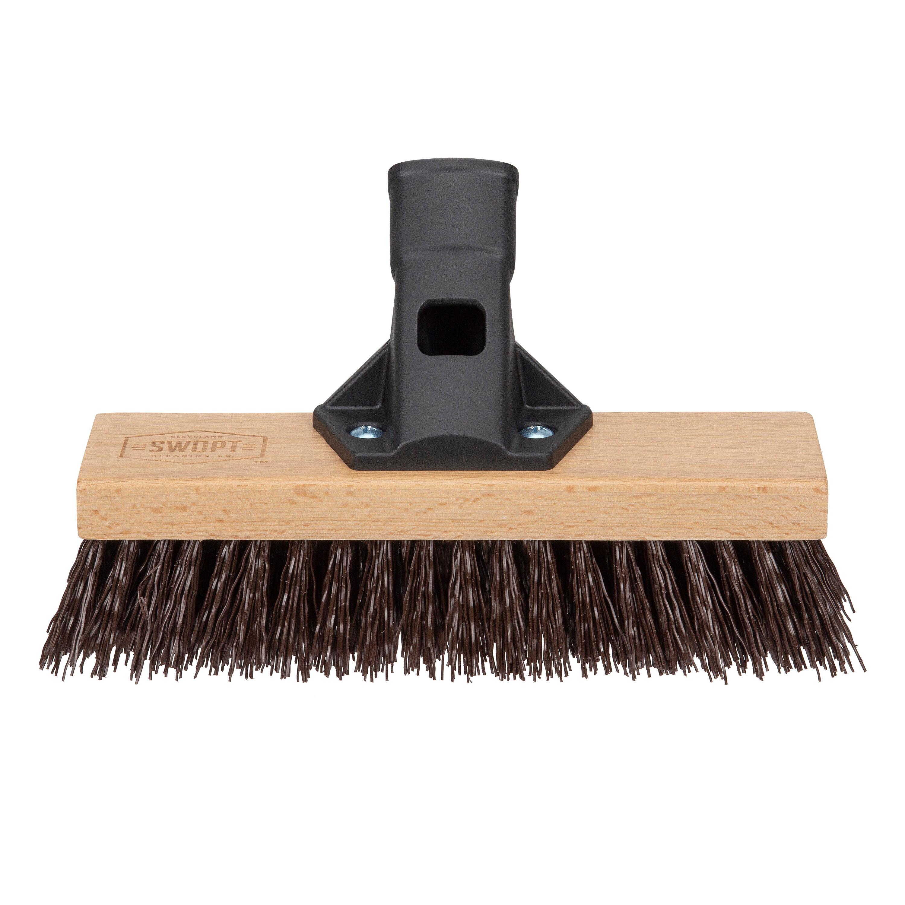 10'' Stiff Poly Fiber Bristle Wood Scrub Brush Head