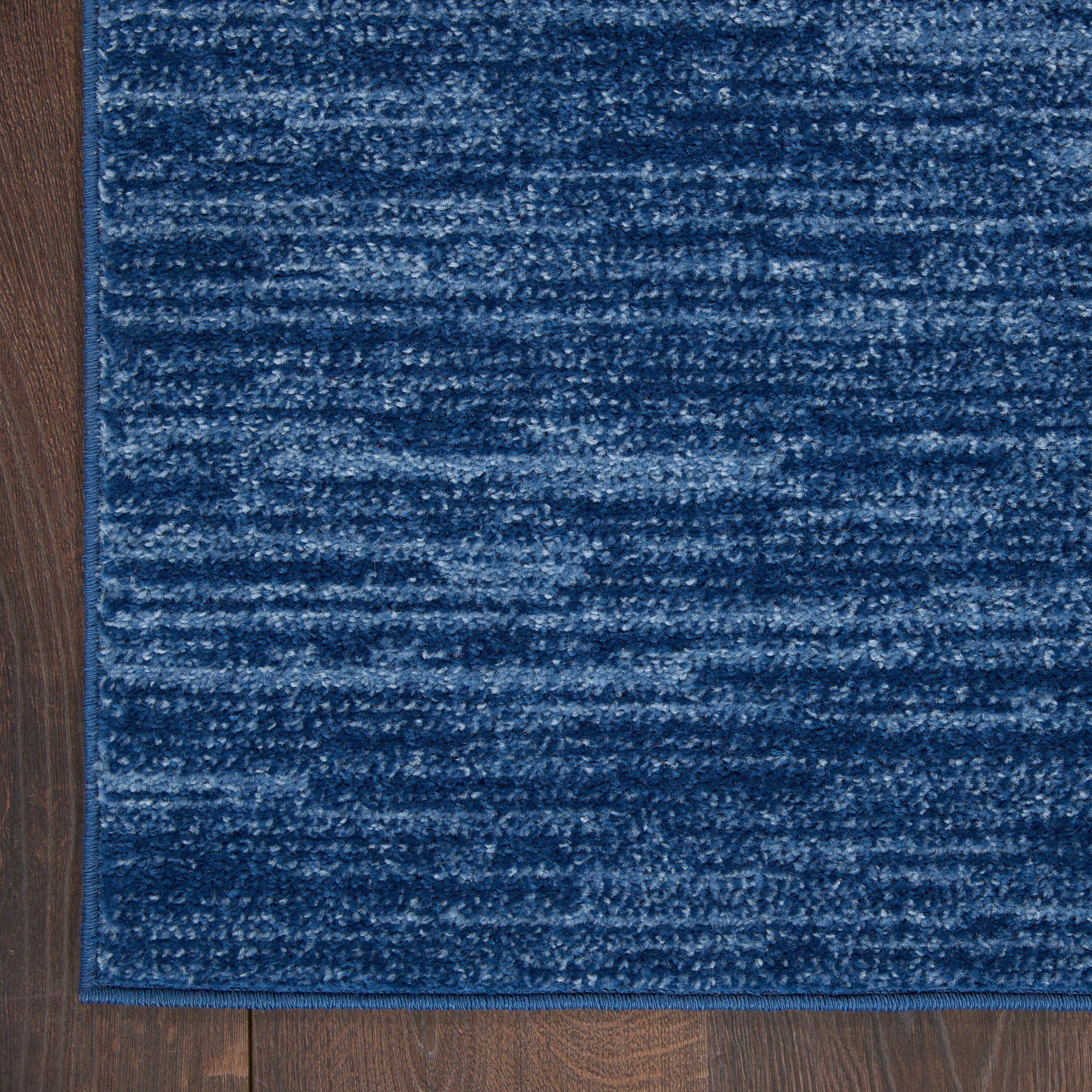 Nourison Nourison Essentials Indoor/Outdoor Navy Blue 4' x 6' Area Rug, (4x6)