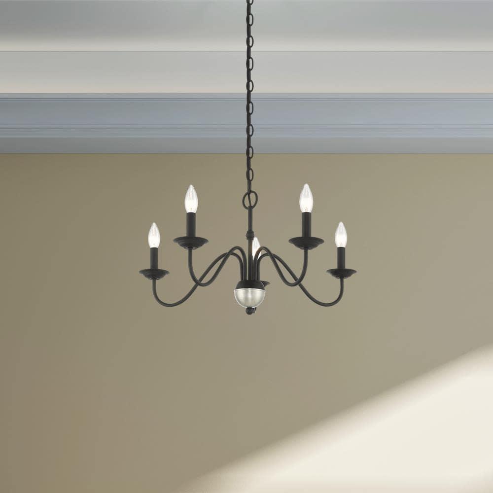 Livex Lighting Windsor 5 - Light Chandelier in  Black