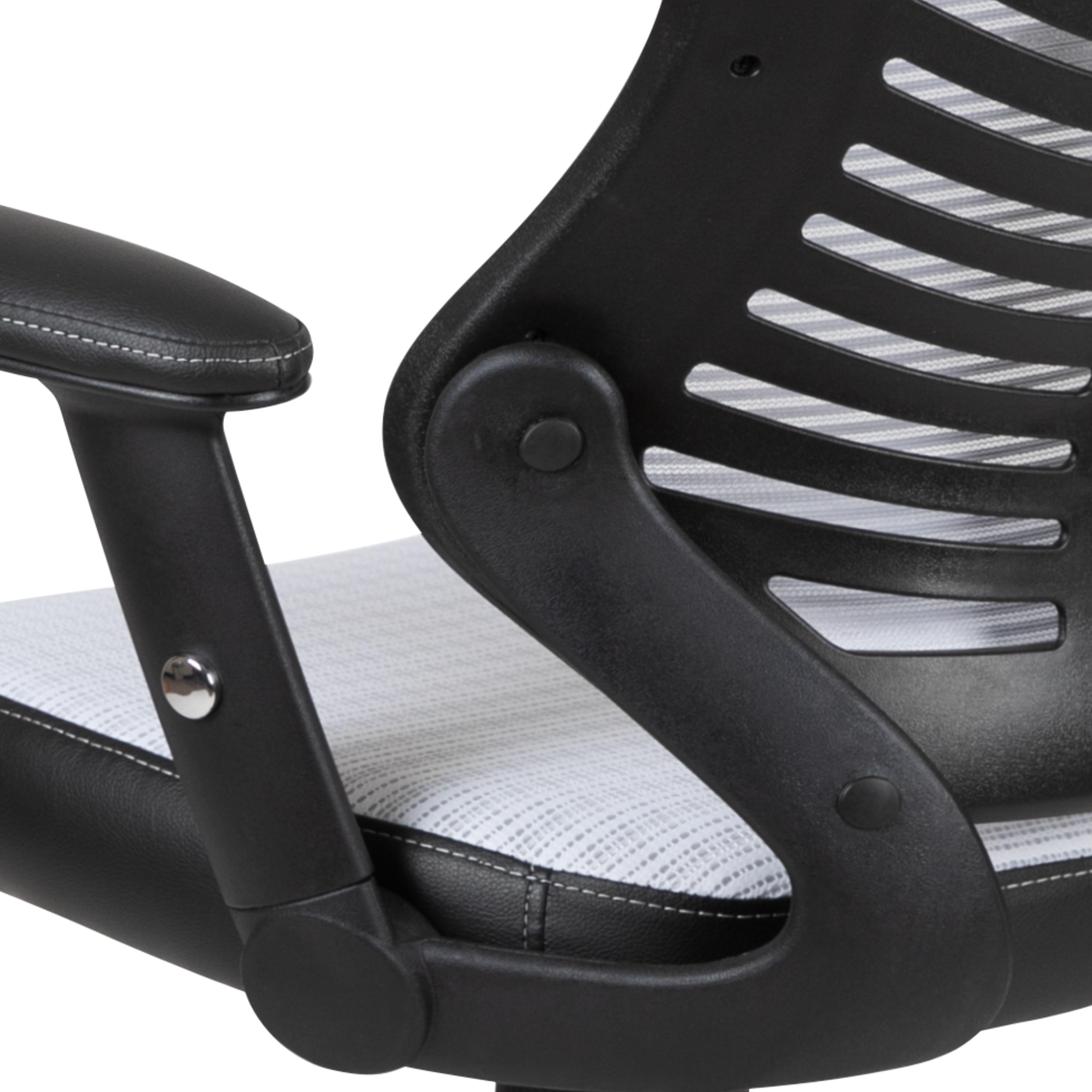 Siwar High-Back Designer Ergonomic Office Chair with Adjustable Armrests by Flash Furniture