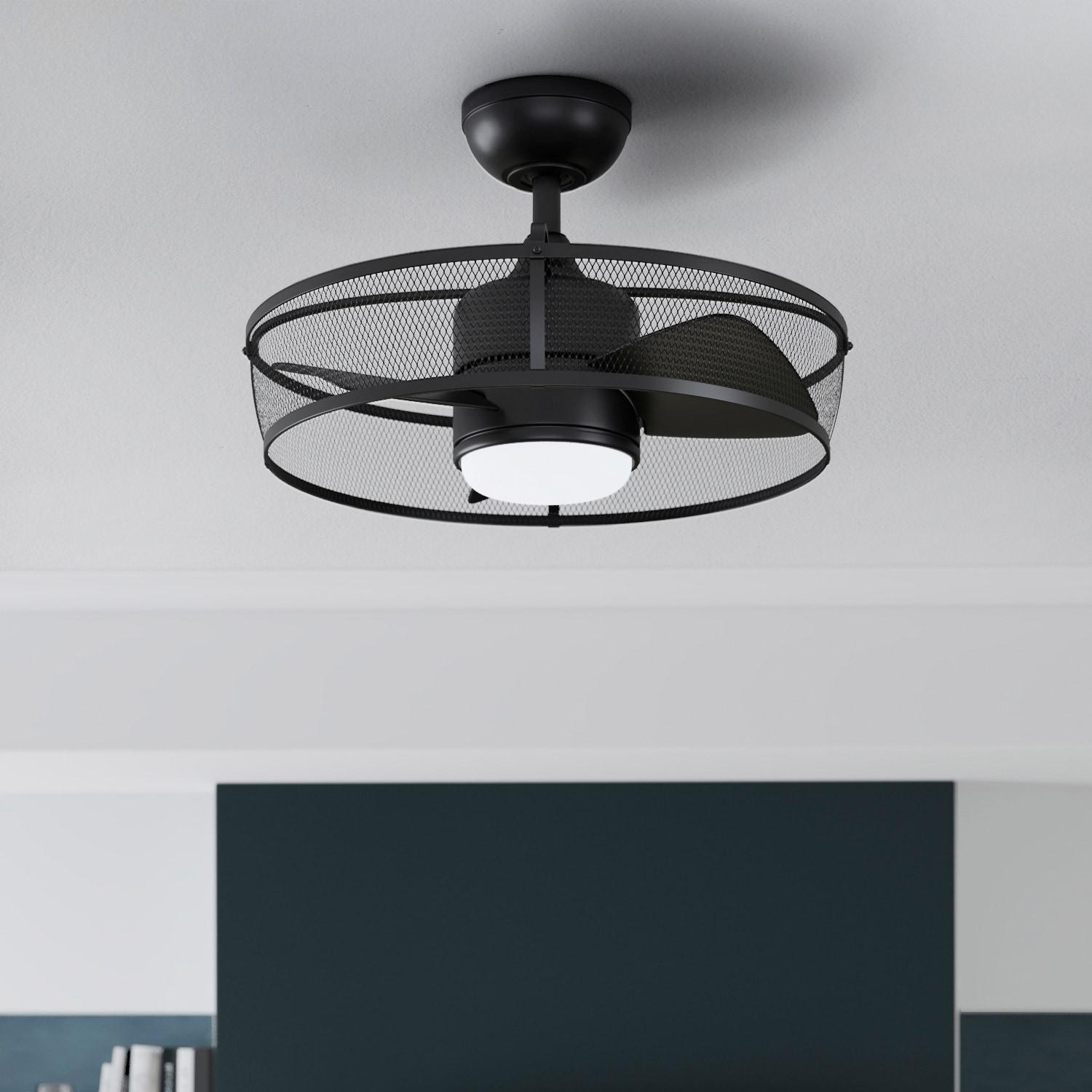Fanimation Henry 20 Black Indoor/Outdoor Ceiling Fan