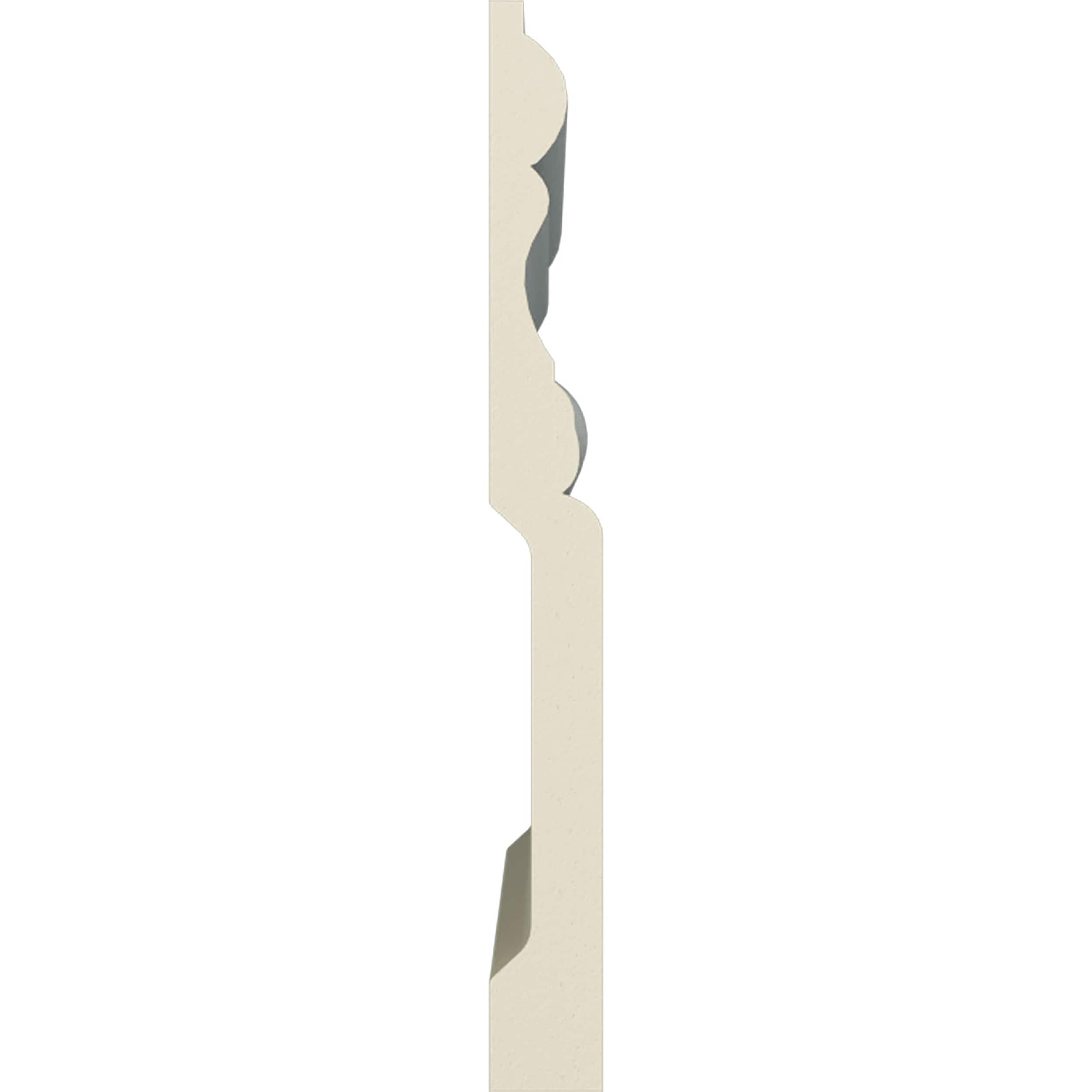 Ekena Millwork Oslo Rope Baseboard Moulding (2-Pack)