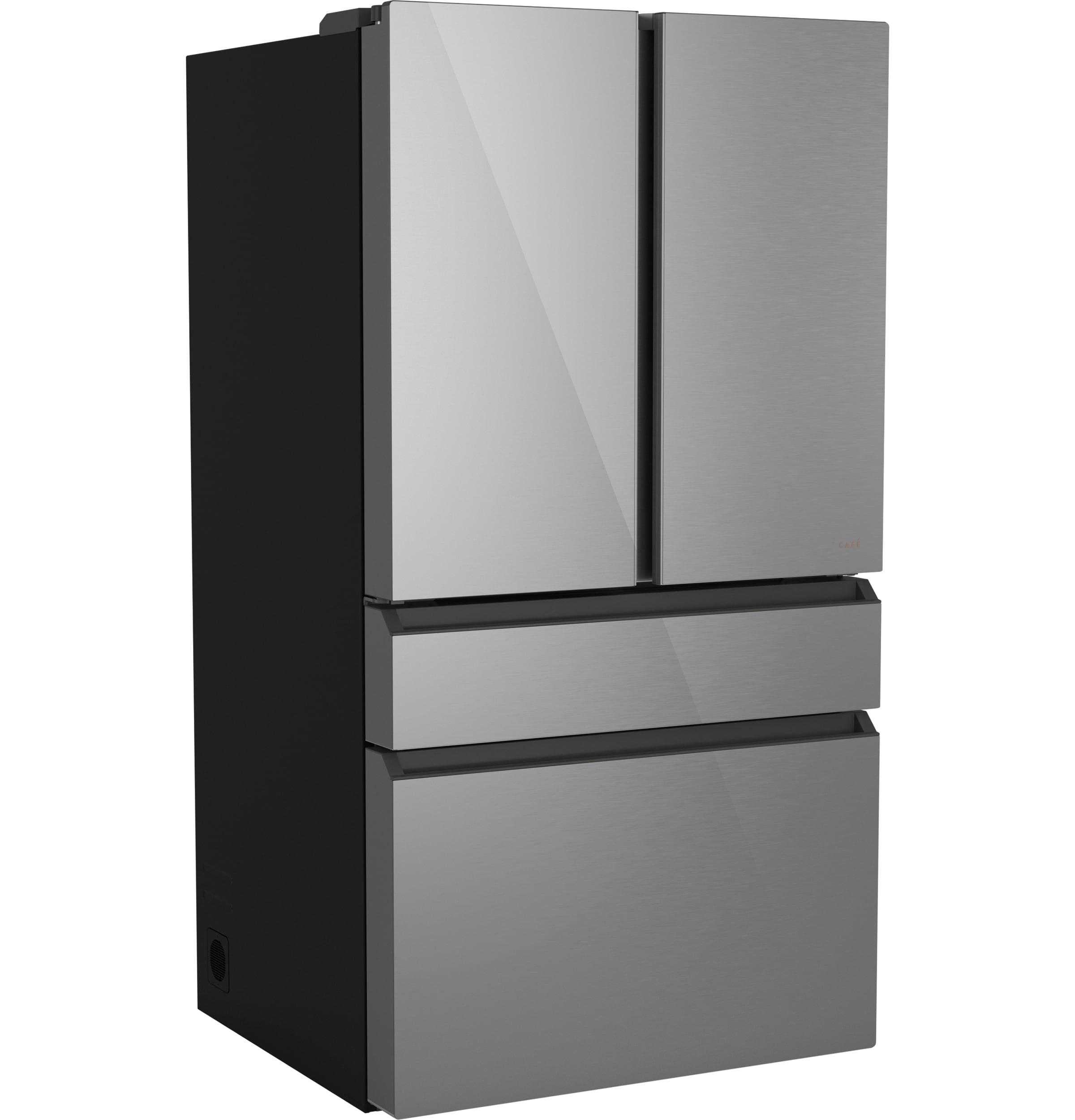 Energy Star® 28.7 Cu. Ft. Smart 4-Door French-Door Refrigerator in Platinum Glass with Dual-Dispense Autofill Pitcher