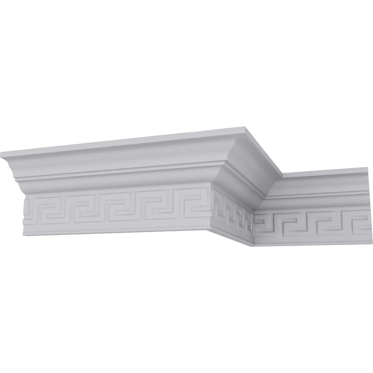 3 1/2"H x 2 1/4"P x 4 1/4"F x 94 1/2"L Eris Crown Moulding