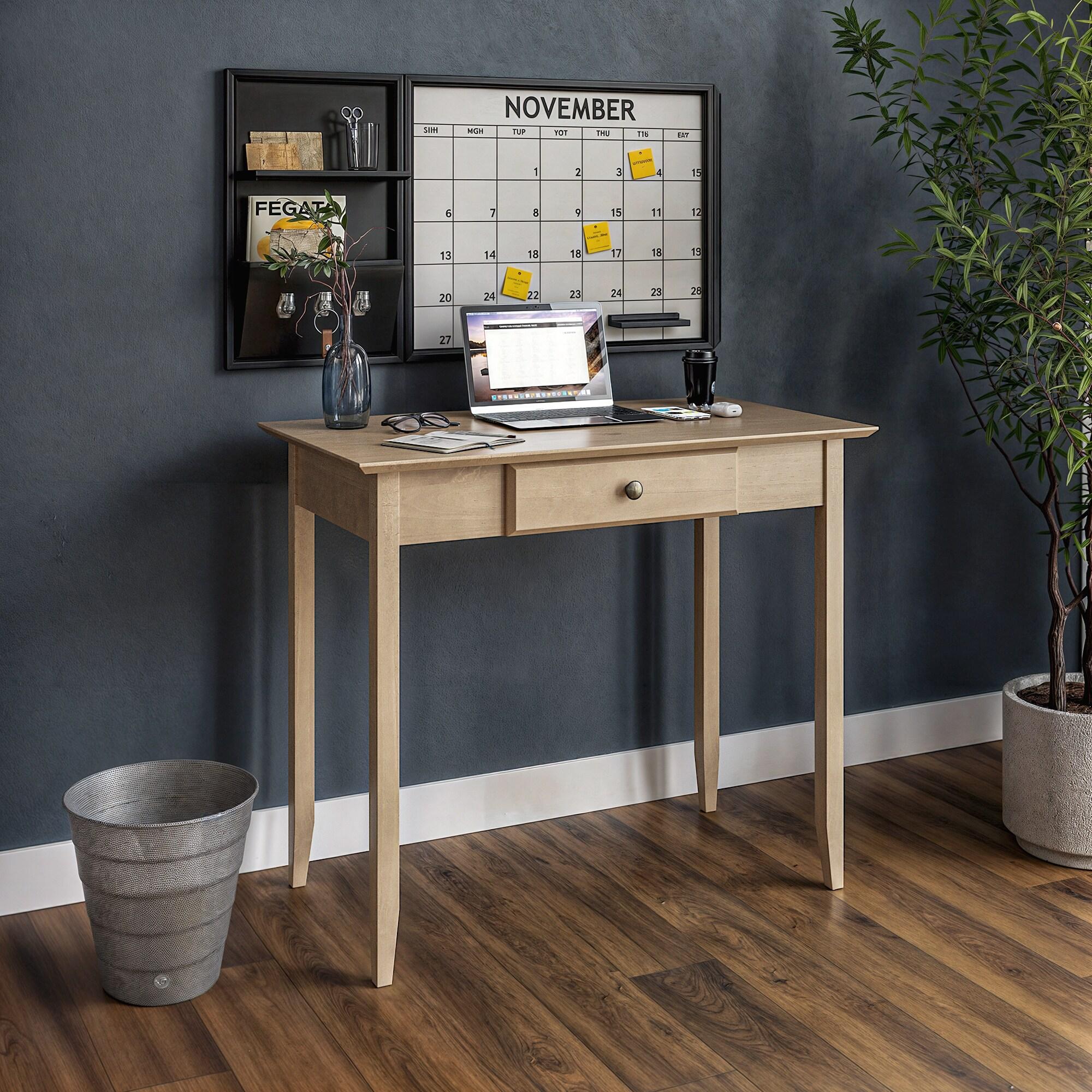 Camaflexi Shaker 36-in Brown Mission/Shaker Pine Writing desk
