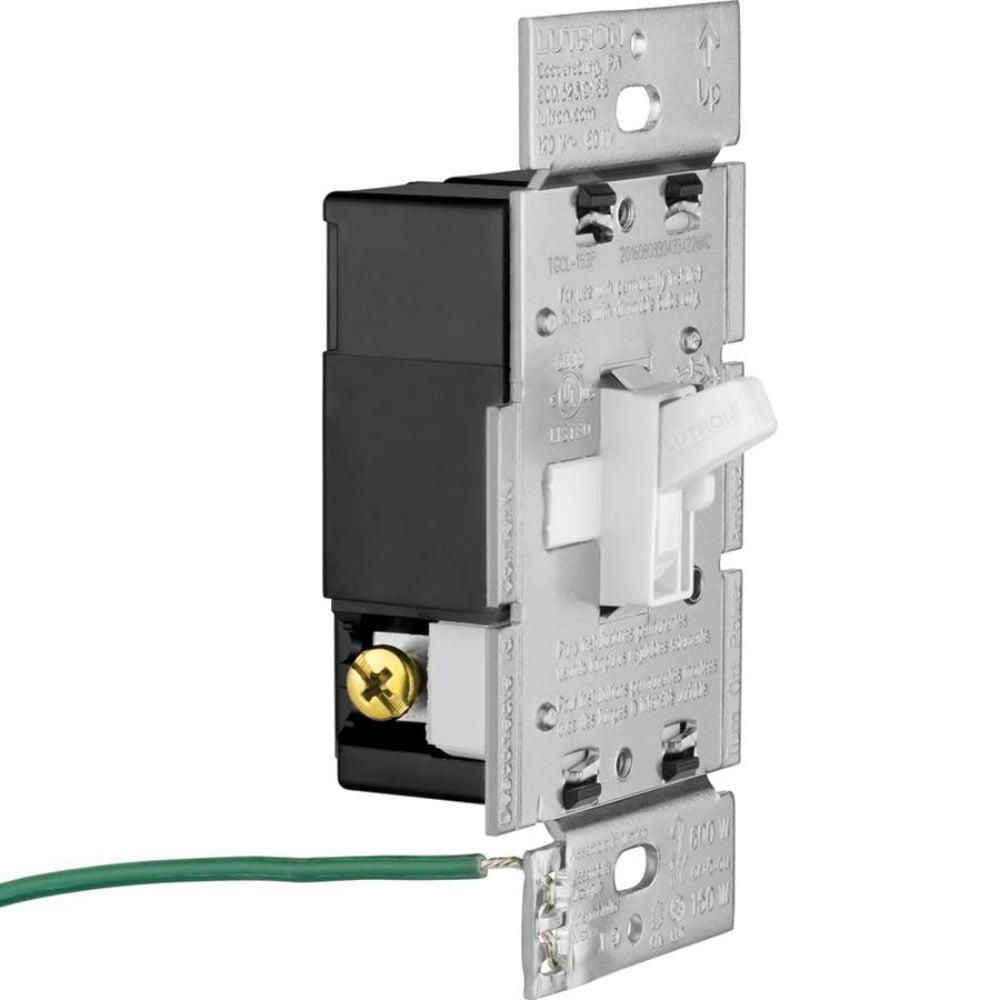 Black Smart LED Toggle Dimmer Switch for Dimmable Bulbs