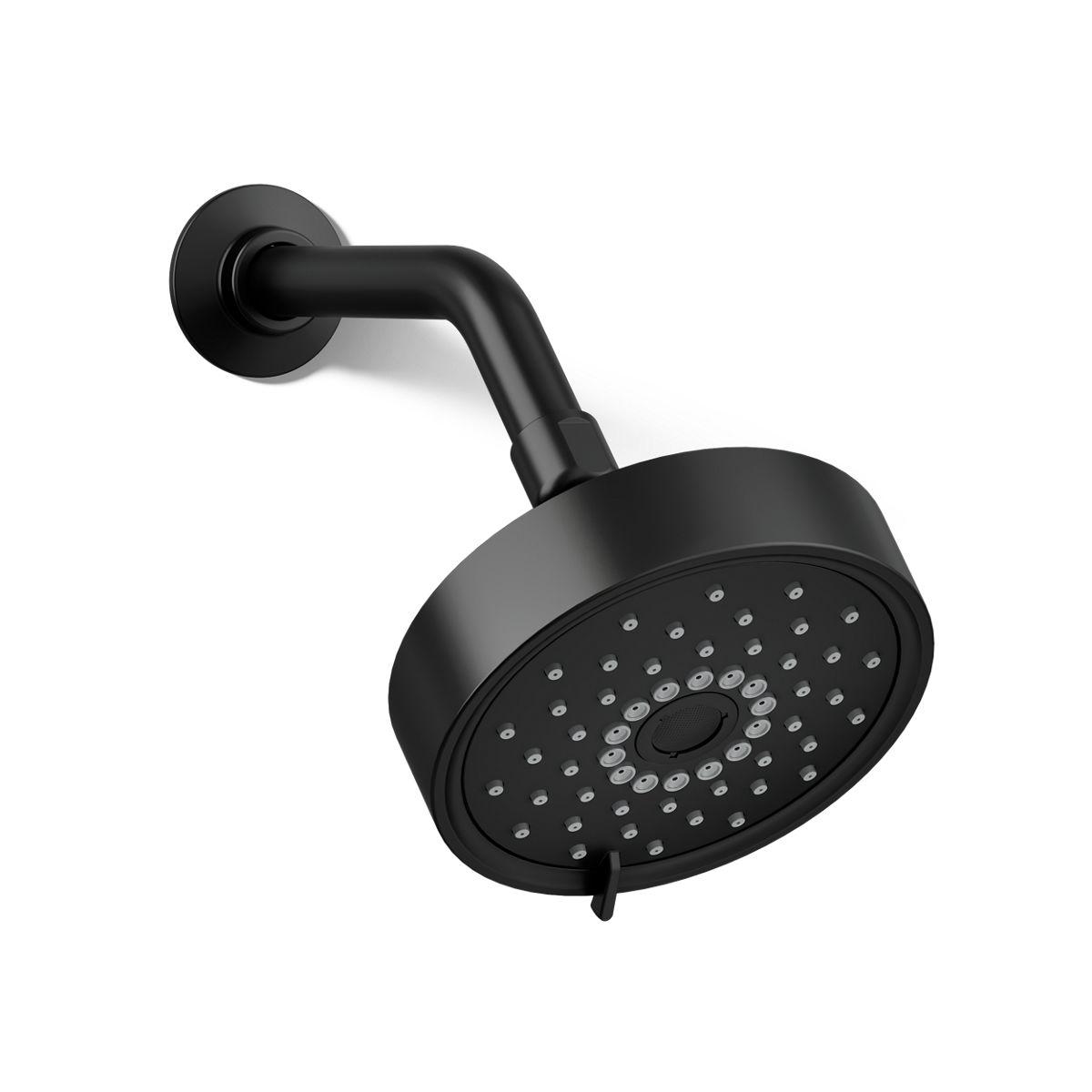 Kohler Purist 2.5 Gpm Multifunction Wall Mount Showerhead, Three Spray Settings, 5.5" High Pressure Spray Head