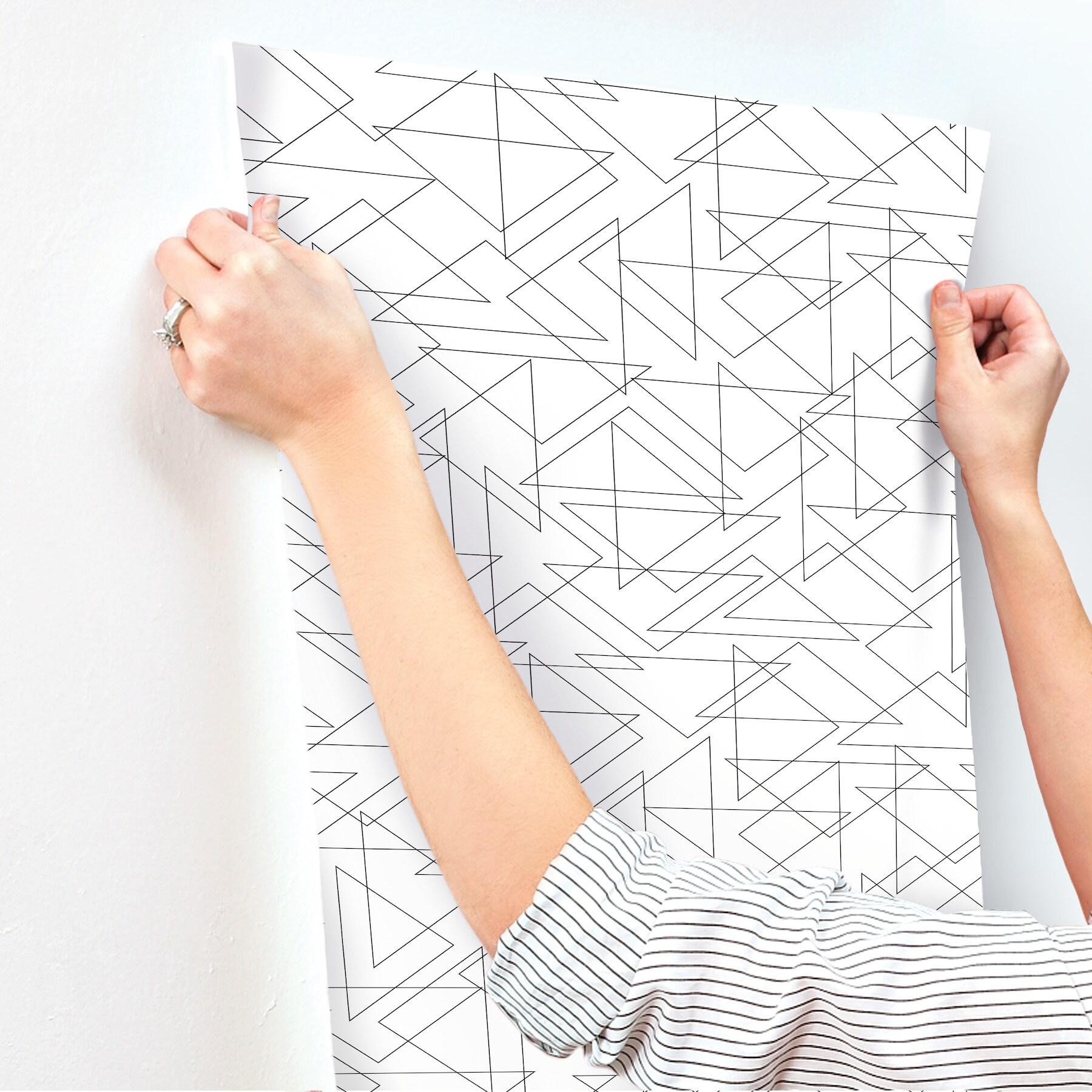 Peel & Stick Geometric Wallpaper