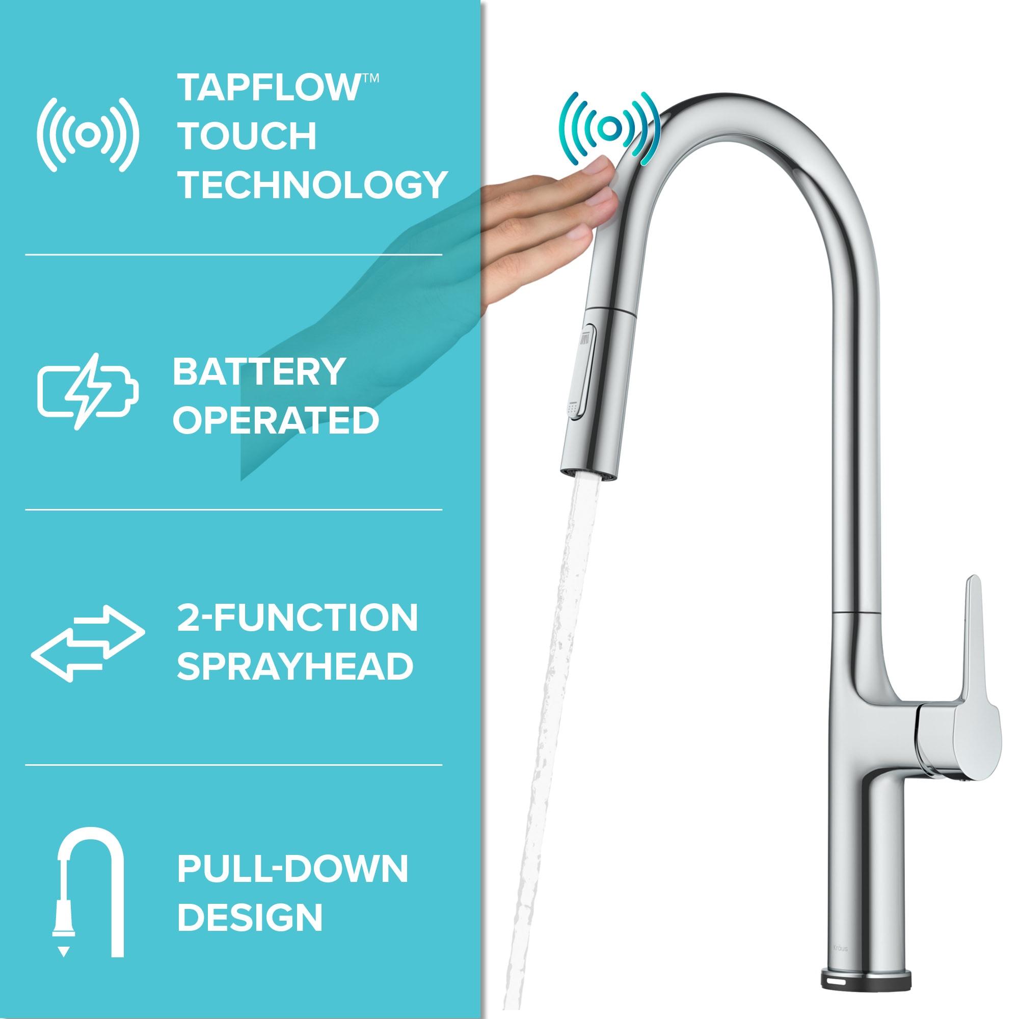 Pull Down Touch Single Handle Kitchen Faucet