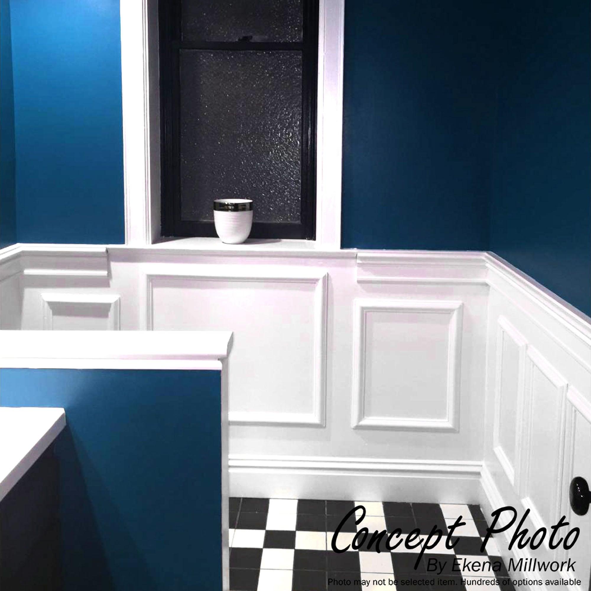 Ekena Millwork 6"H x 1 1/8"P x 94 1/2"L Kinsley Panel Moulding