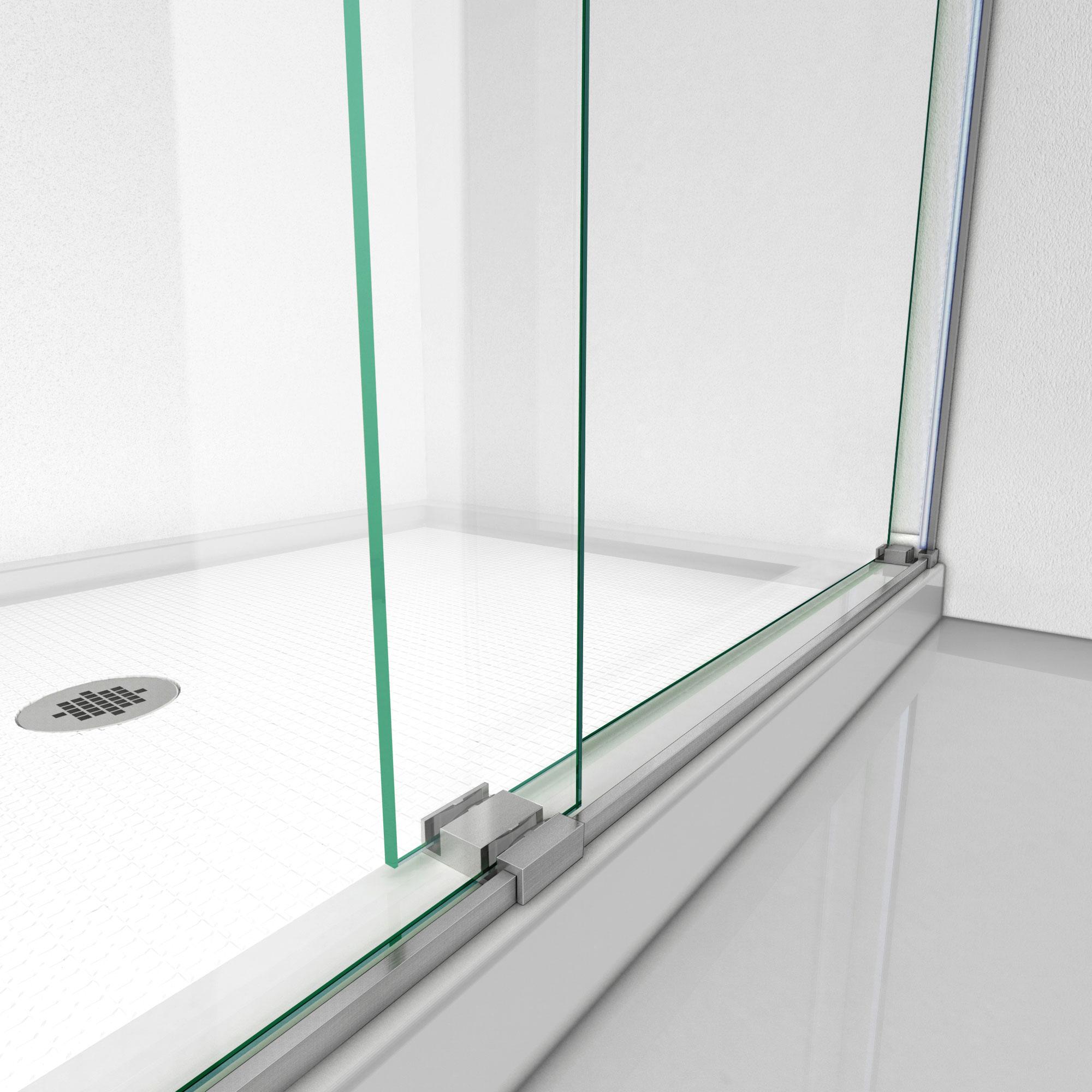 Essence-H 56" W x 76" H Semi-Frameless with ClearMax™ Technology Shower Door