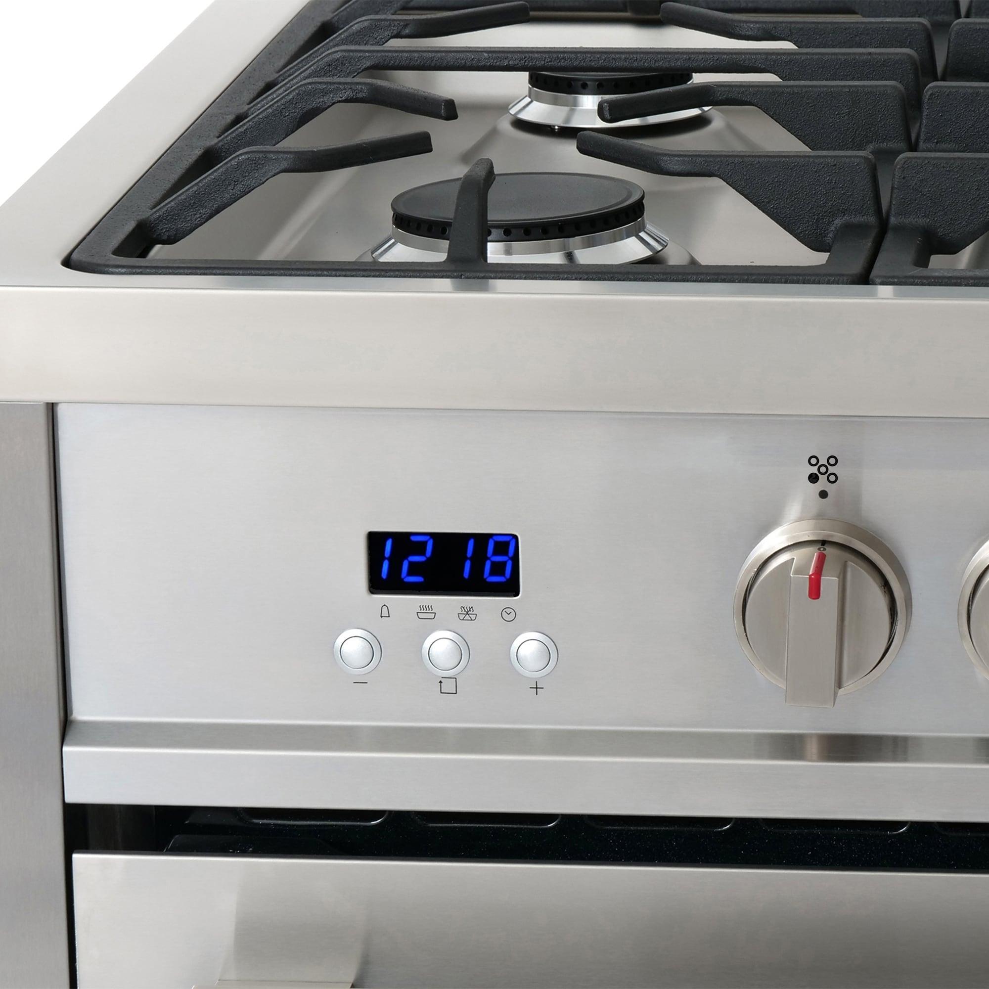 F965 Series 36 in. Stellar Collection 3.8 cu. ft. Dual Fuel Range, 5 Sealed Burners, 8 Function Convection Oven in Stainless Steel