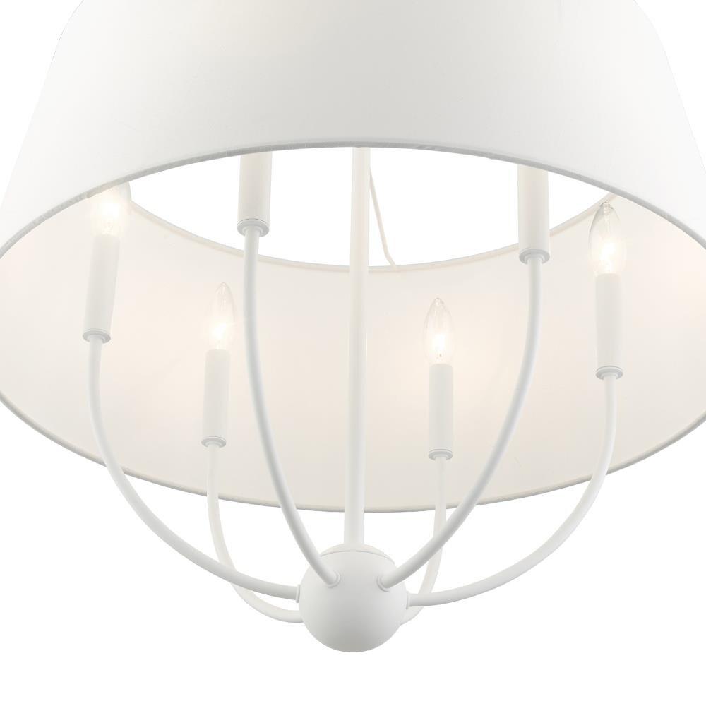 Livex Lighting Ridgecrest 6 - Light Pendant in  White