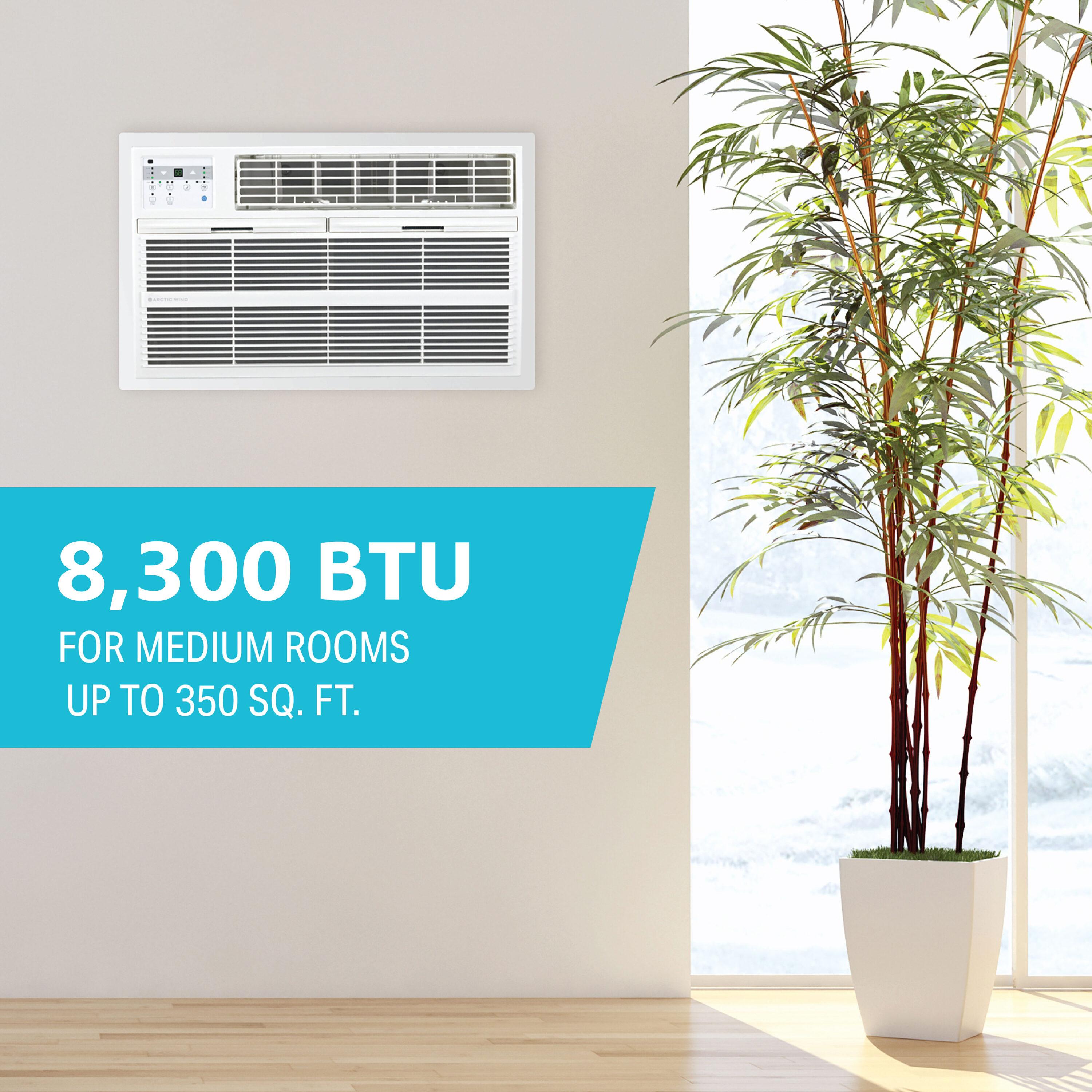 Arctic Wind New 8,300 BTU 350 Sq ft Through the Wall Air Conditioner with Remote Control, 3AWTW8000A