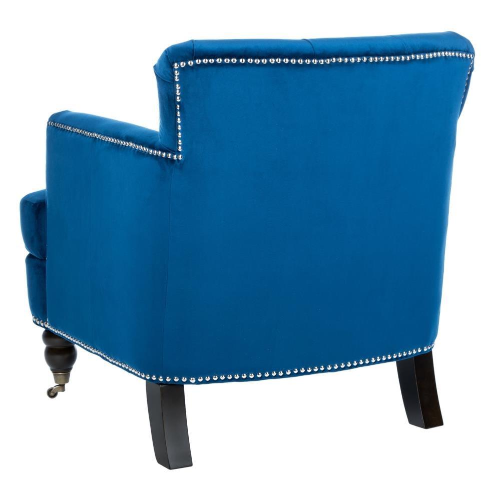Colin Chair - HUD8212 - Navy/Espresso - Safavieh