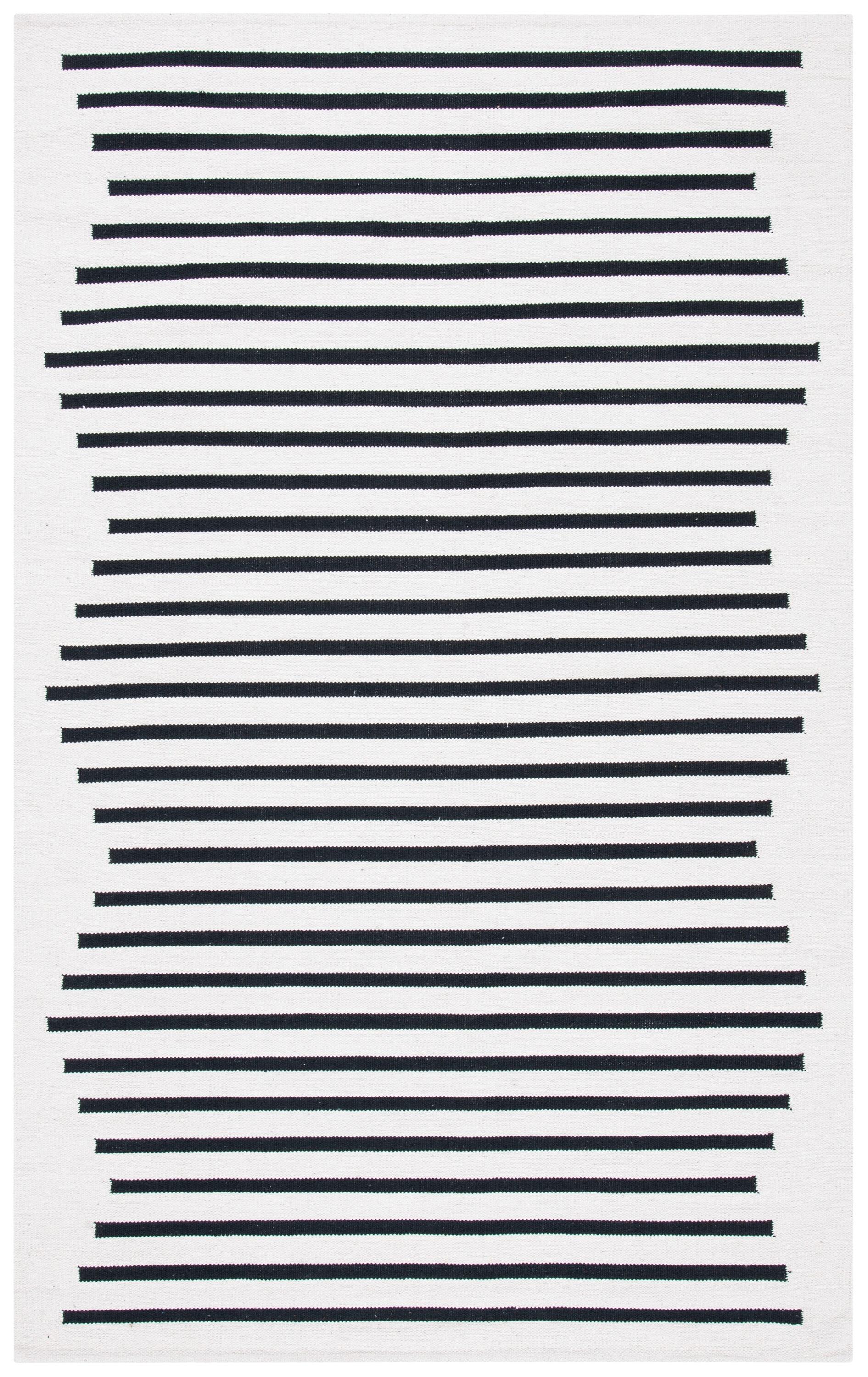 Montauk MTK313 Hand Woven Area Rug - Ivory/Black - 4'x6' - Safavieh.