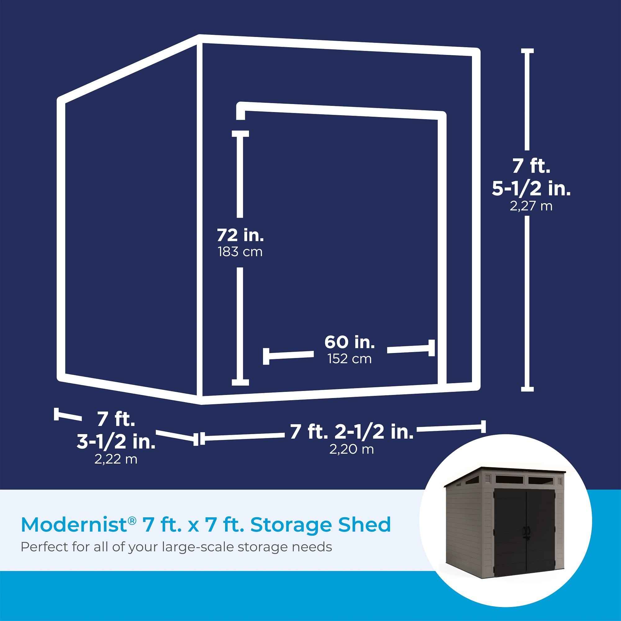Suncast Suncast Modernist® 6 Ft. X 5 Ft. Storage Shed