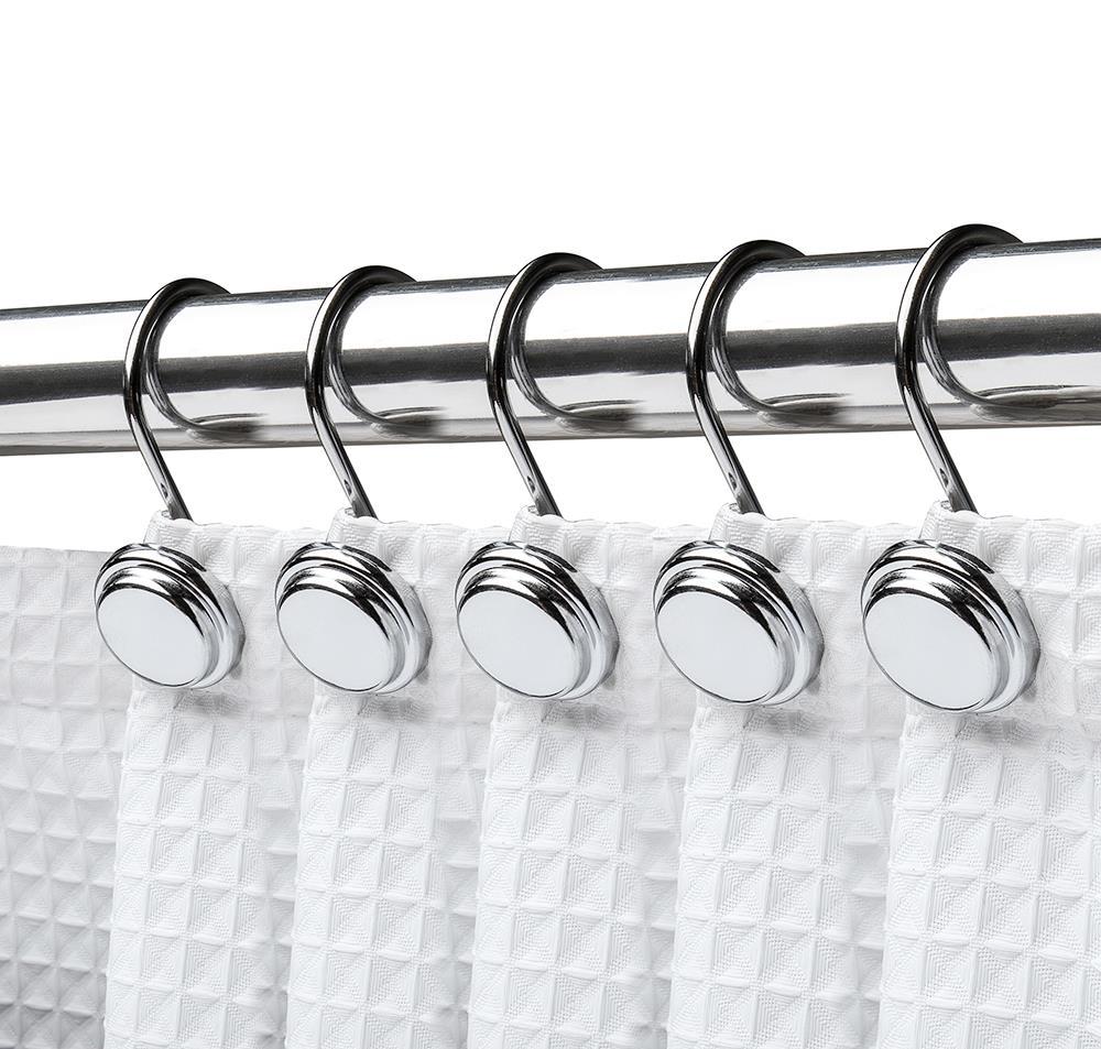 Utopia Alley Alley Steel Shower Curtain Hook (Set of 12)