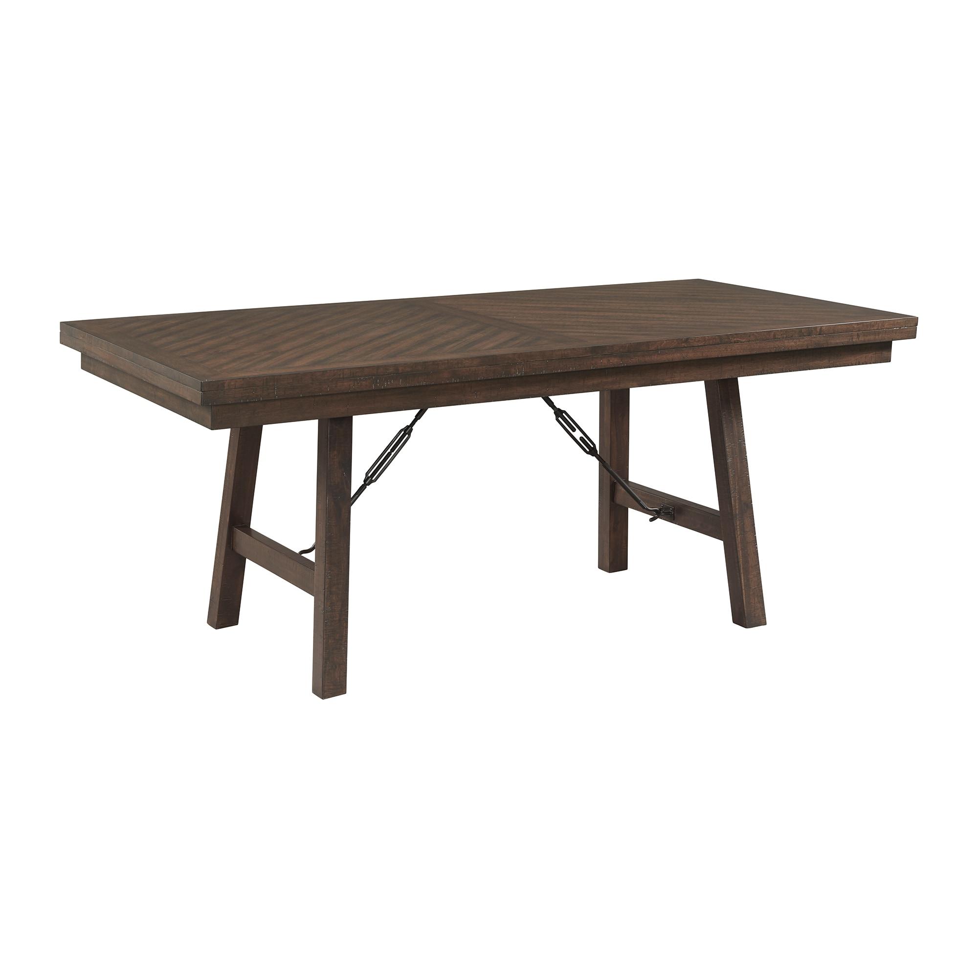 Elements Dex 6PC Dining Set (72" Table + 4 Chairs + Bench) in Cherry