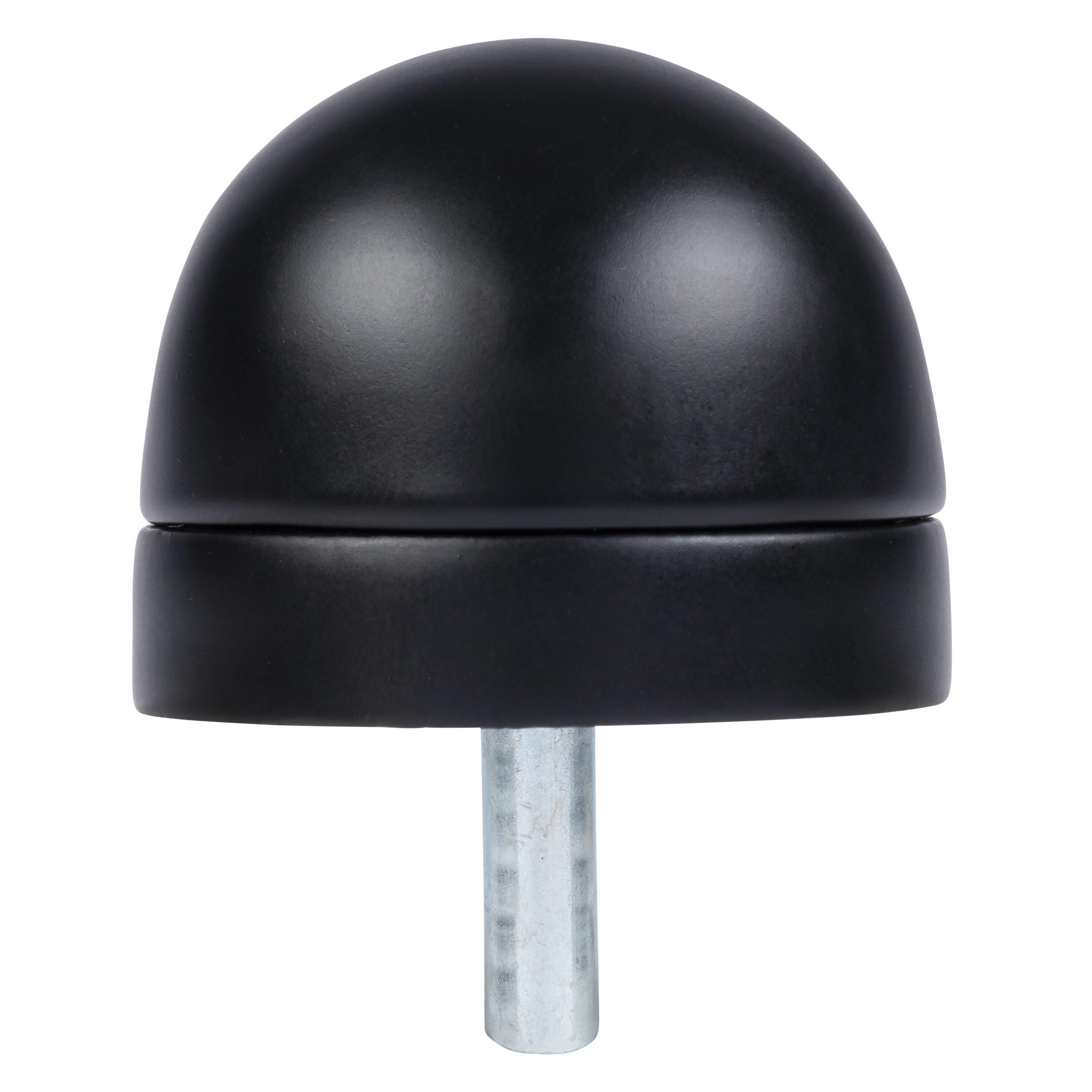 BRINKS COMMERCIAL 1-3/4-in Black Dome Bumper Door Stop (10-Pack)