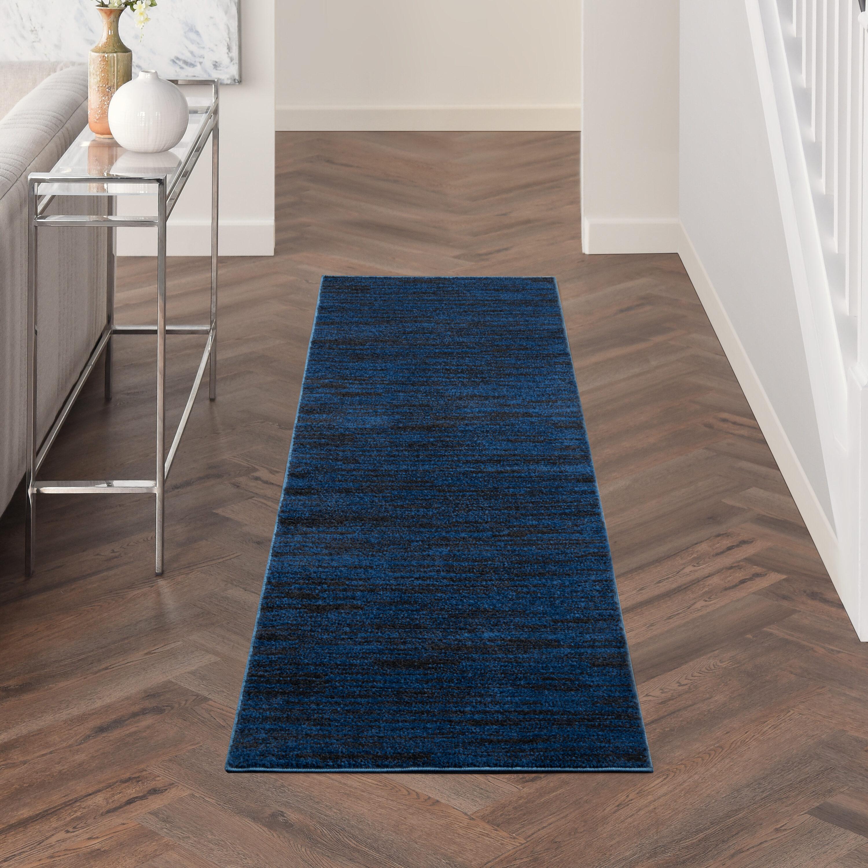 Nourison Nourison Essentials NRE01 Indoor/outdoor Area Rug - Midnight Blue 2' x 6'