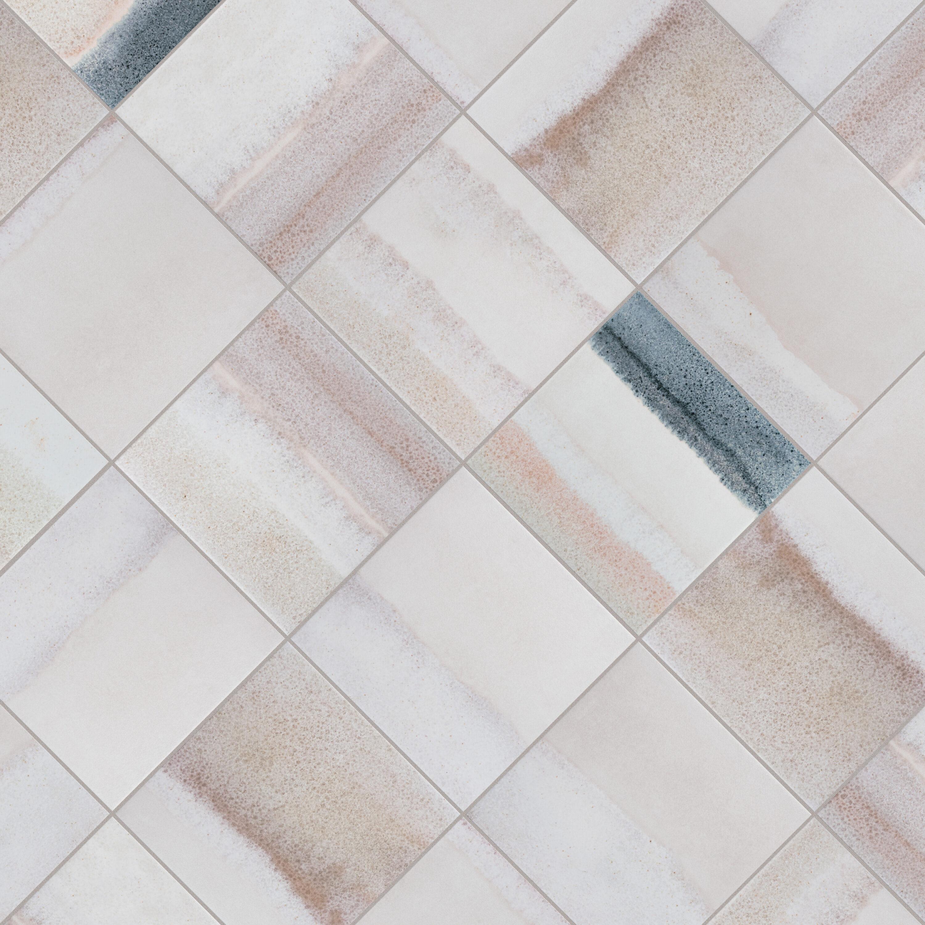 Matter Canvas 6" x 6" Porcelain Stone Look Floor and Wall Tile
